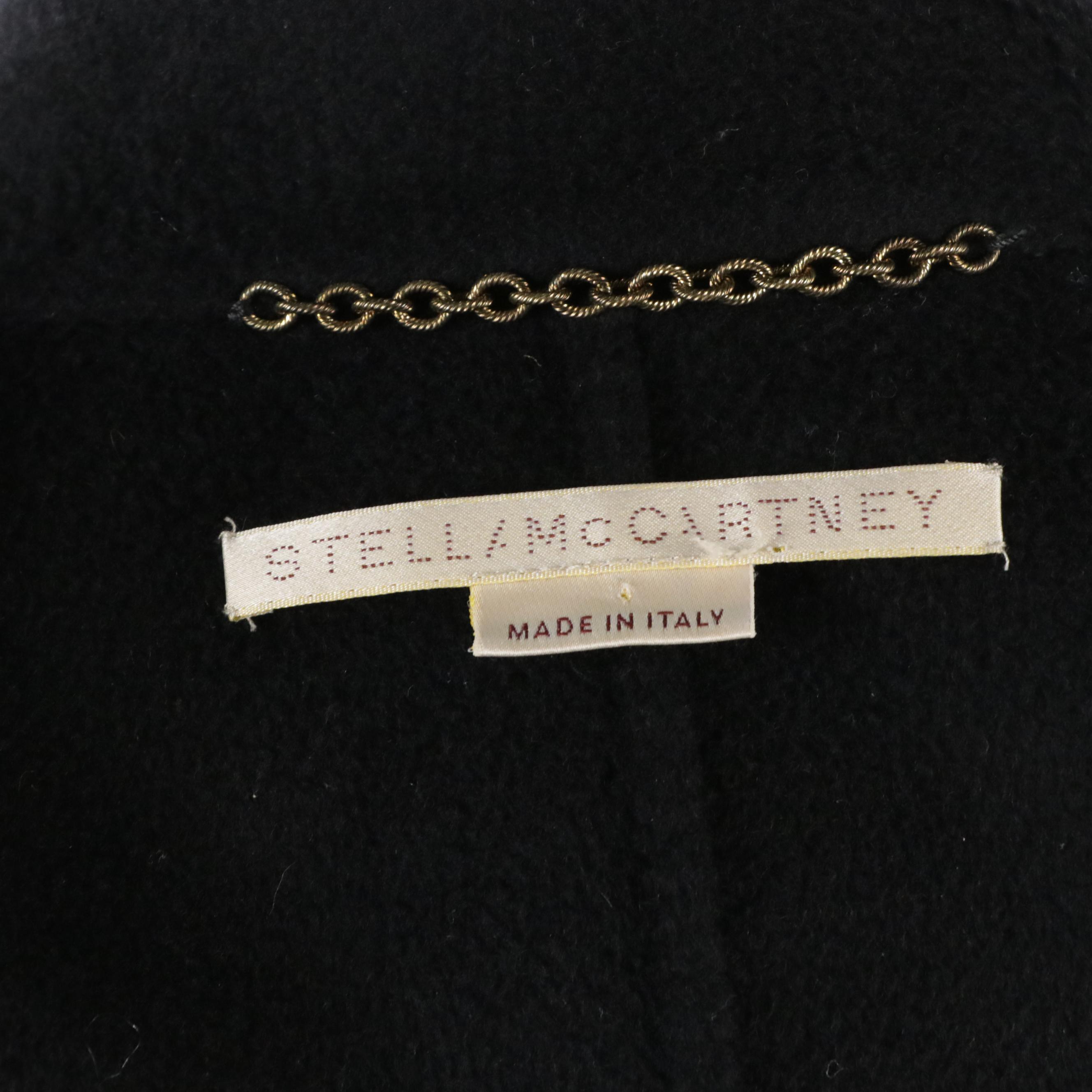 Stella McCartney Cashmere, Silk, and Wool Blend Double-Breasted Jacket