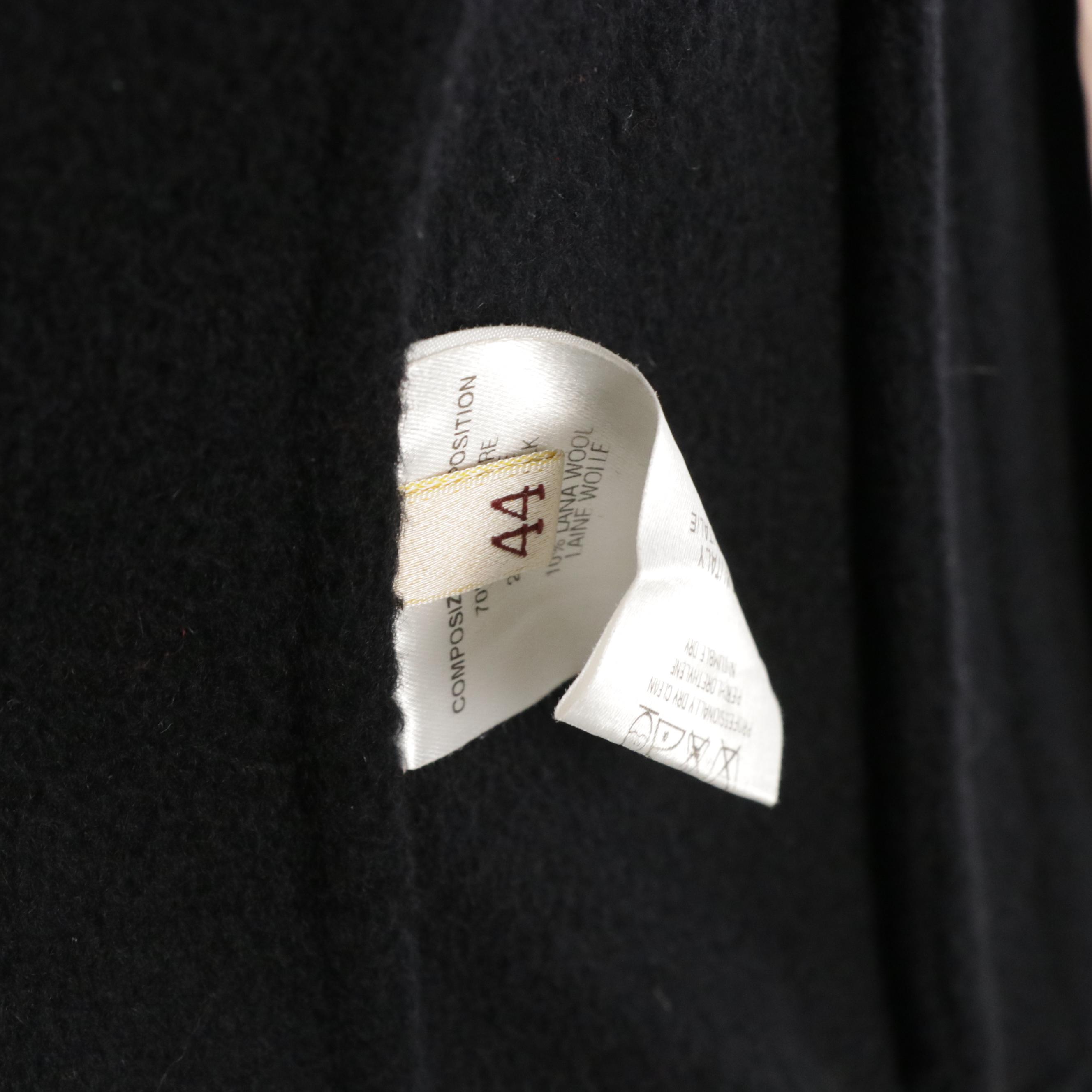 Stella McCartney Cashmere, Silk, and Wool Blend Double-Breasted Jacket