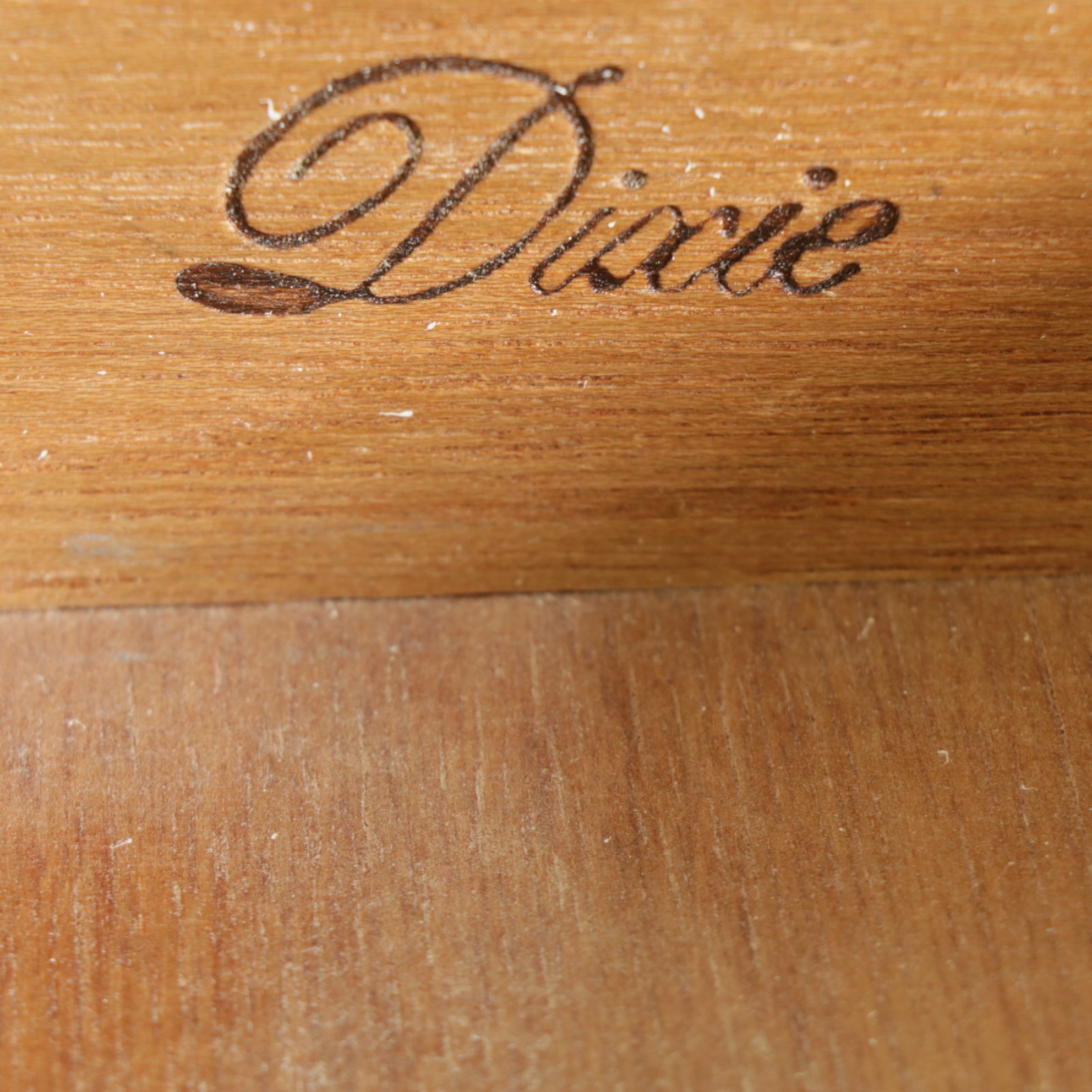 Dixie Furniture French Provincial Painted Vanity Desk, Hutch, and Chair