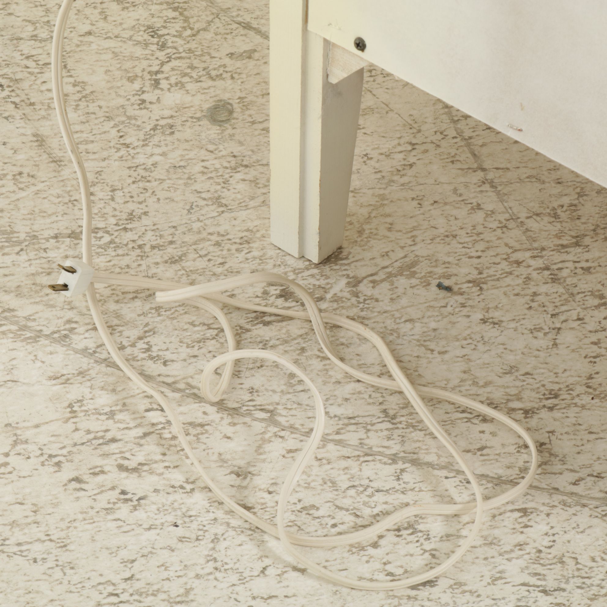 Dixie Furniture French Provincial Painted Vanity Desk, Hutch, and Chair