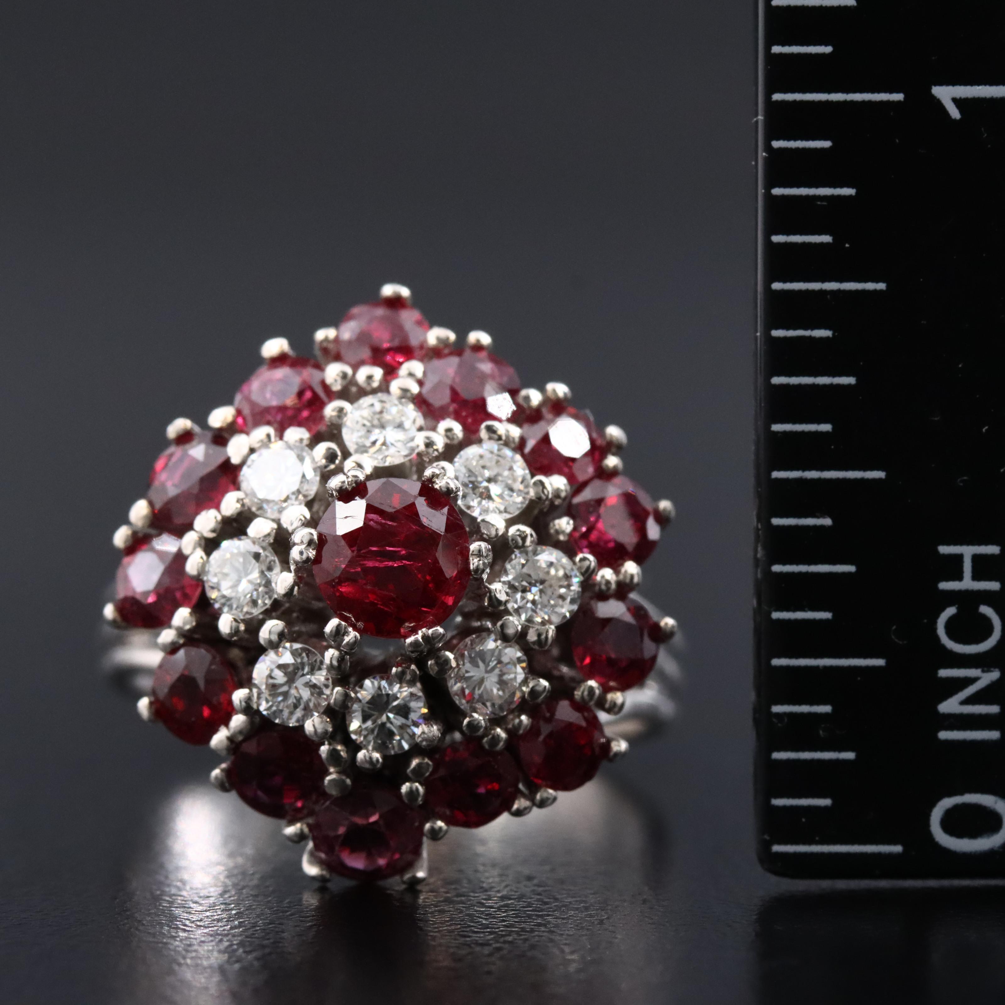 18K Ruby and Diamond Ring