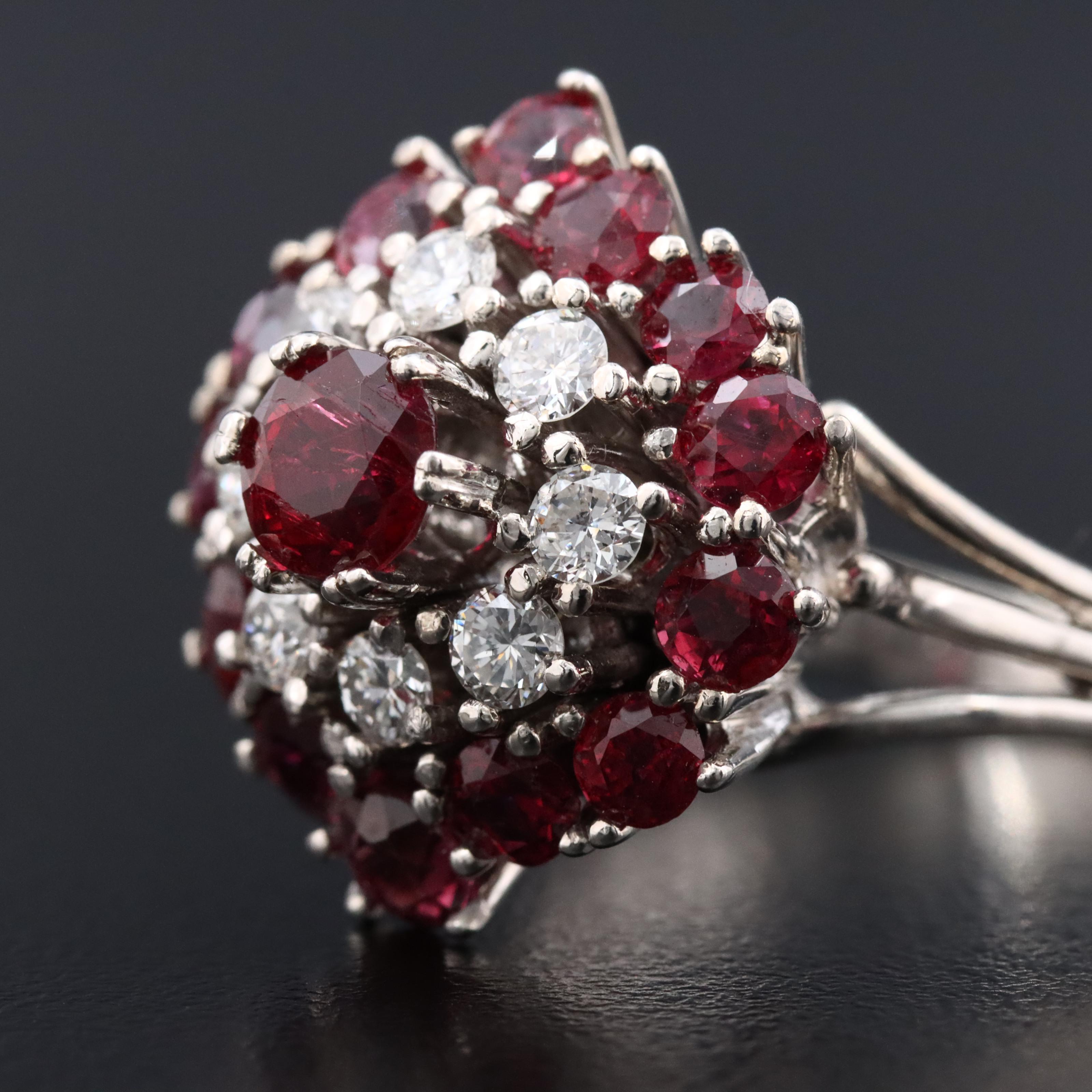 18K Ruby and Diamond Ring