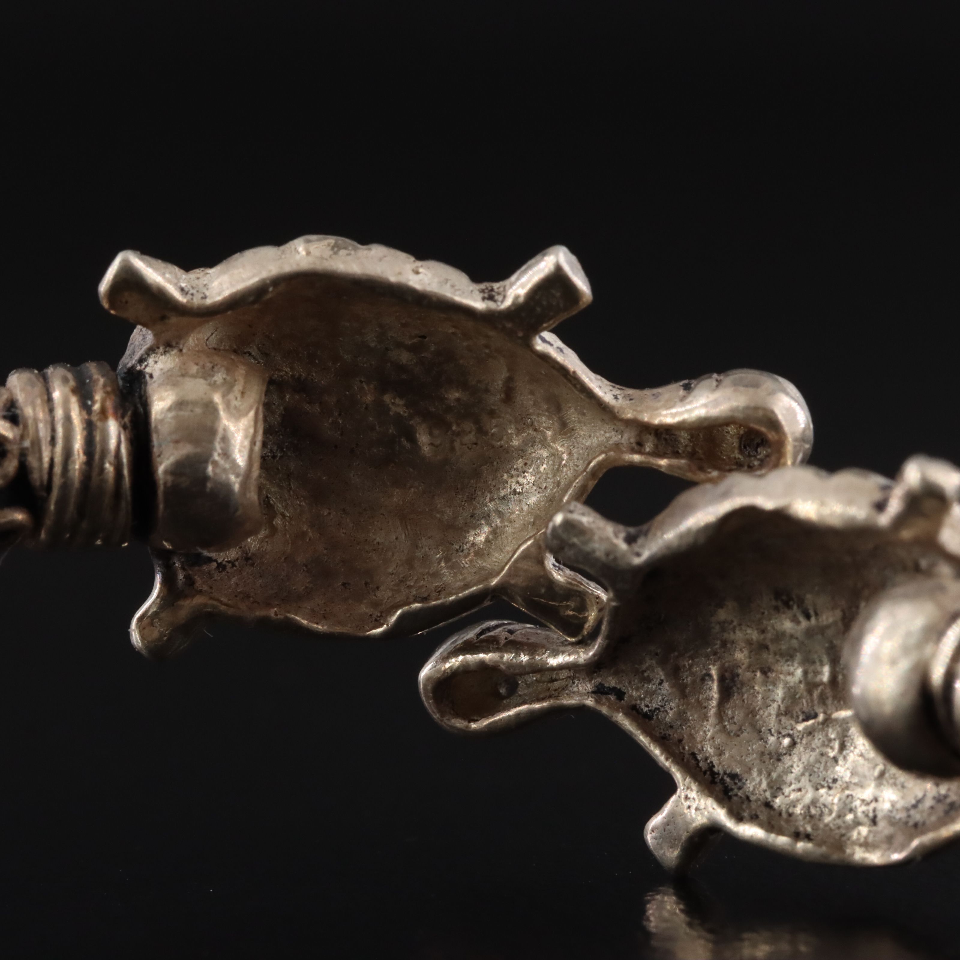 Sterling Turtle Bypass Bracelet