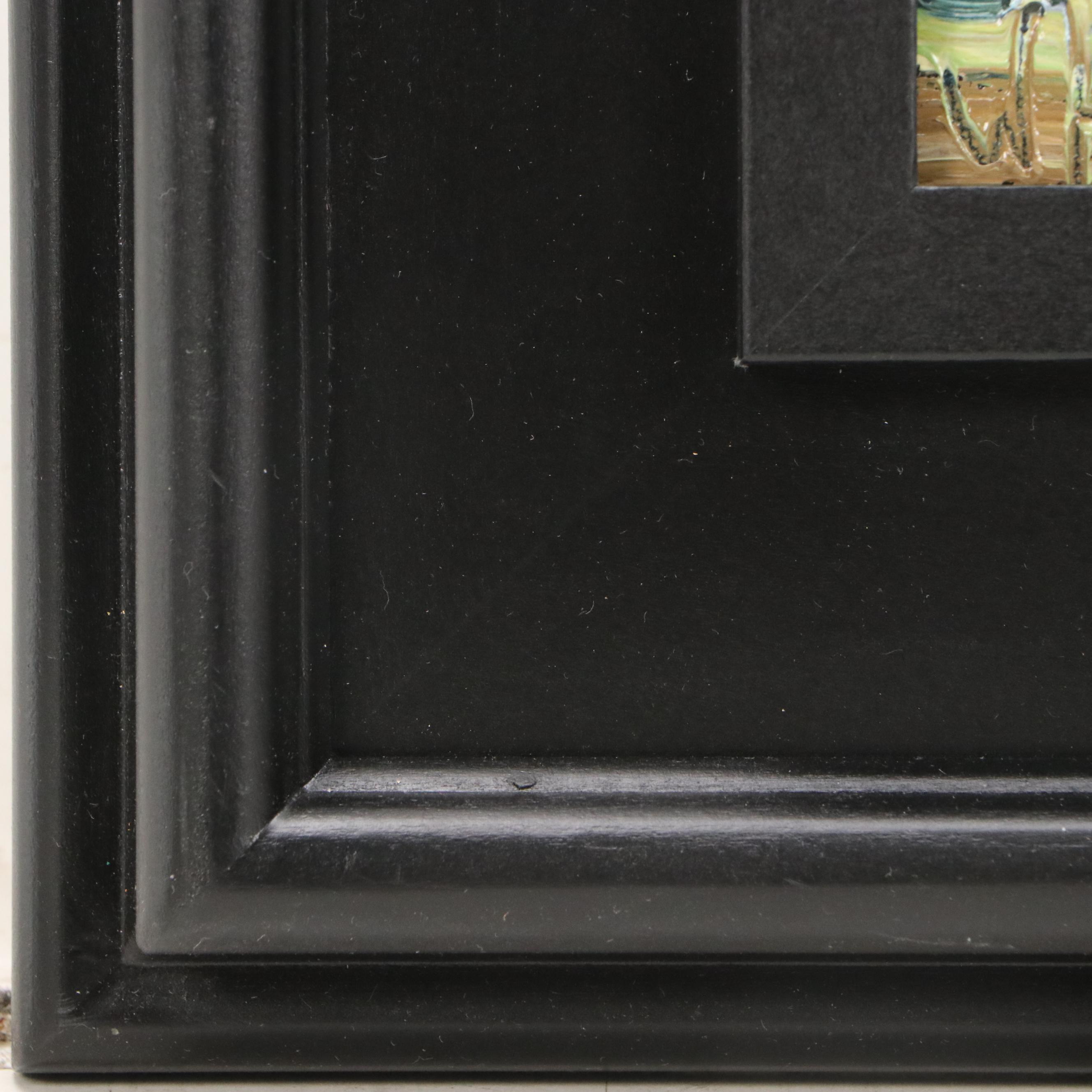 William Hawkins Oil Painting of Sunset Landscape, 21st Century