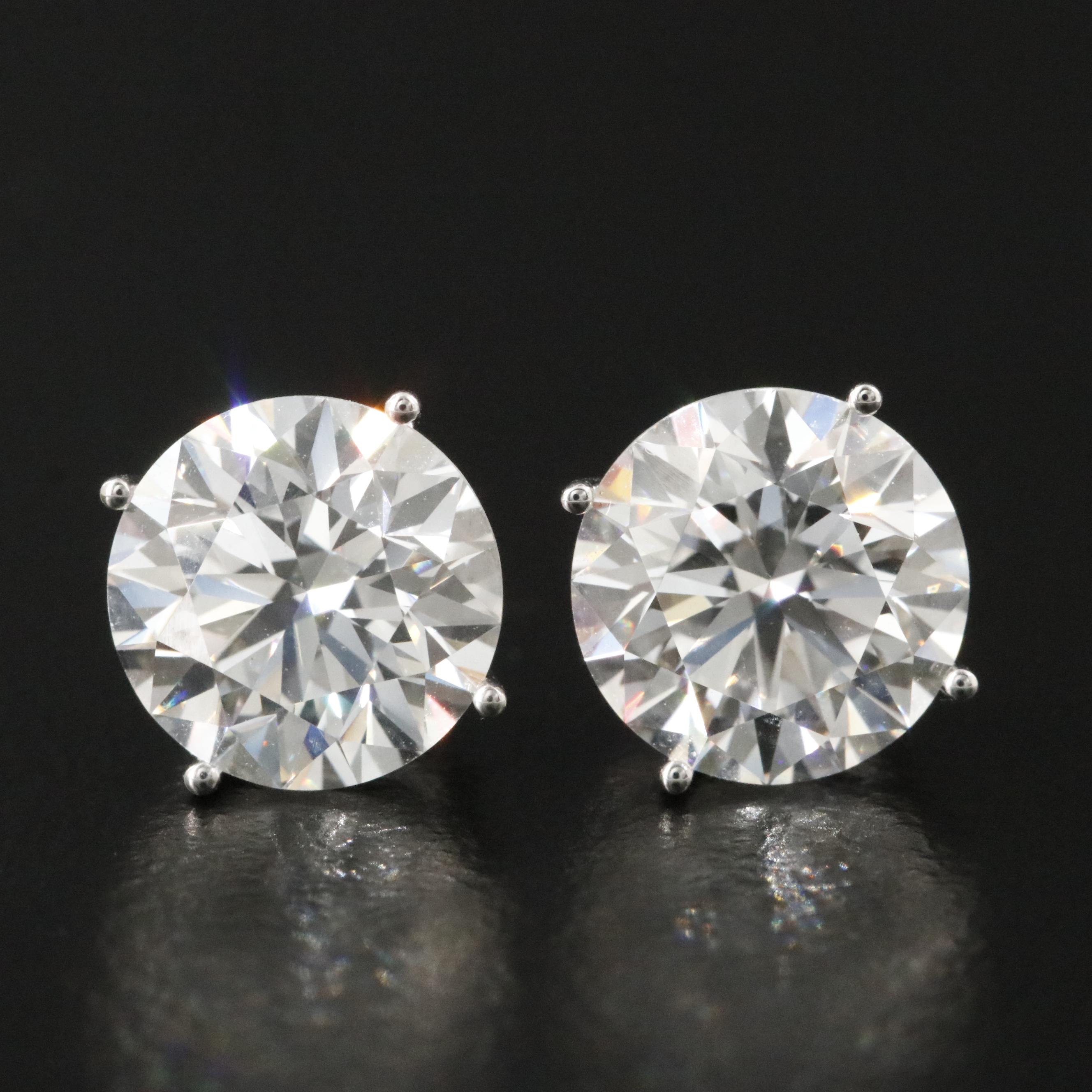 14K 4.04 CTW Lab Grown Diamond Stud Earrings