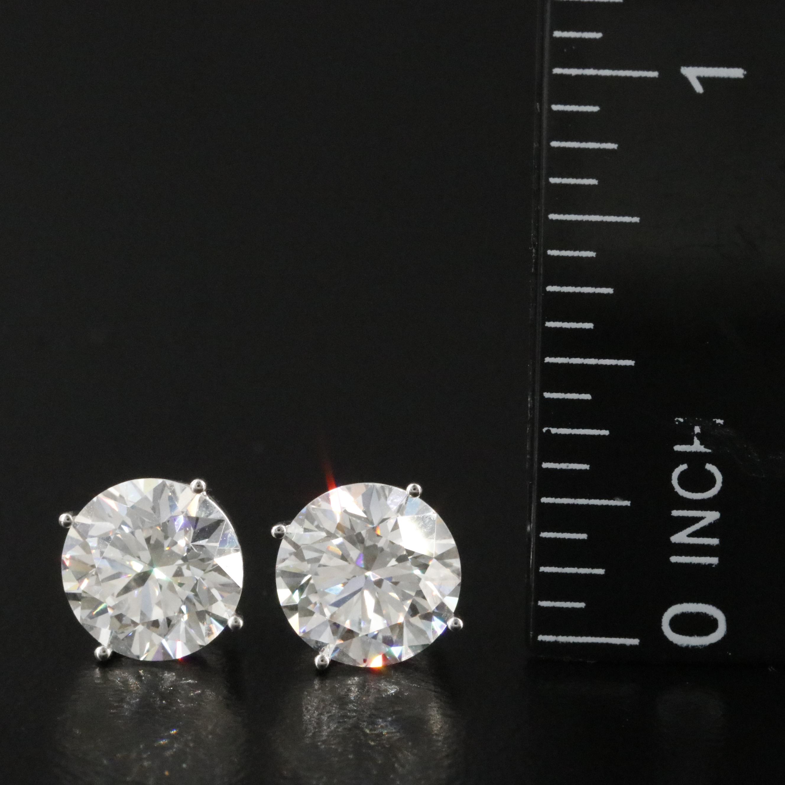 14K 4.04 CTW Lab Grown Diamond Stud Earrings