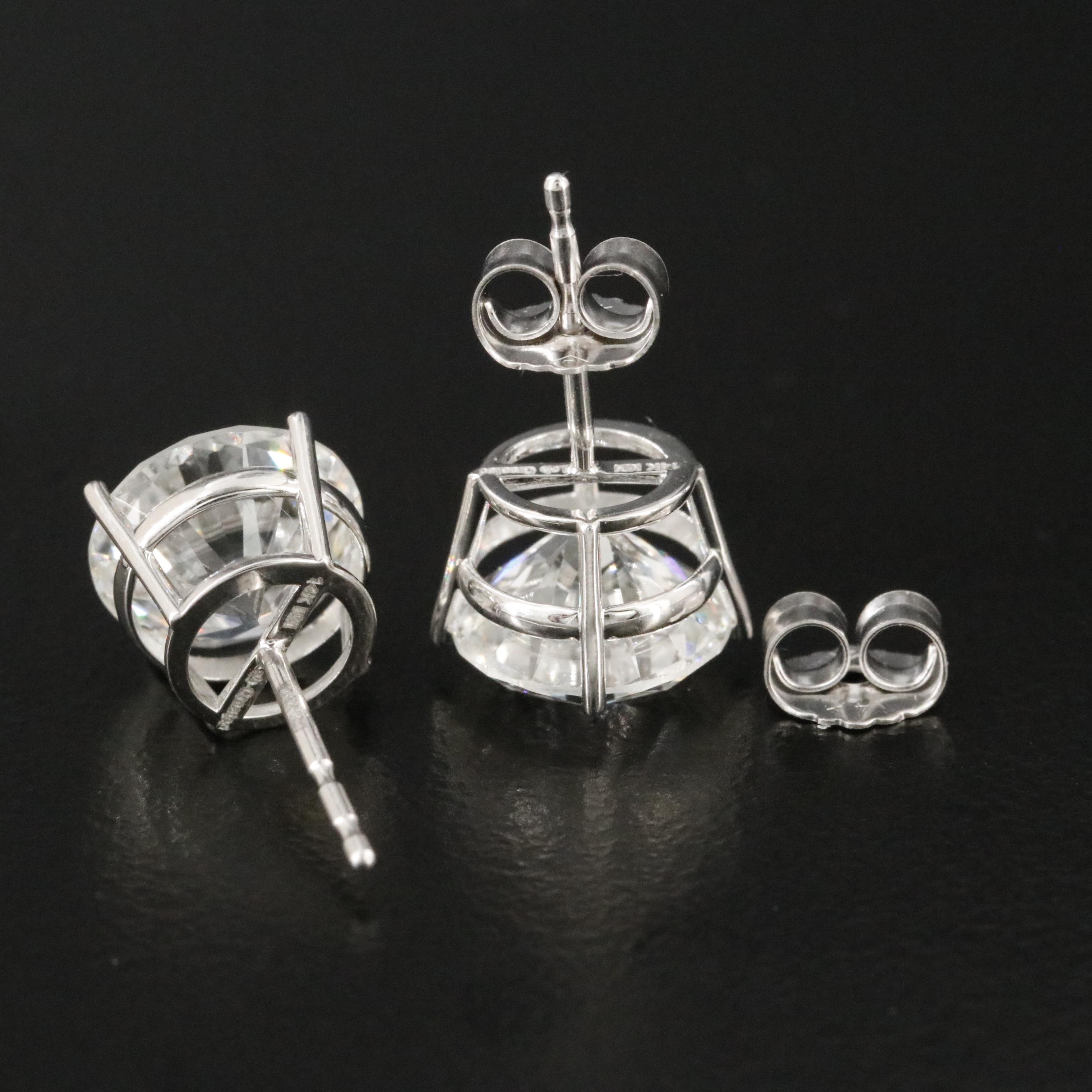 14K 4.04 CTW Lab Grown Diamond Stud Earrings