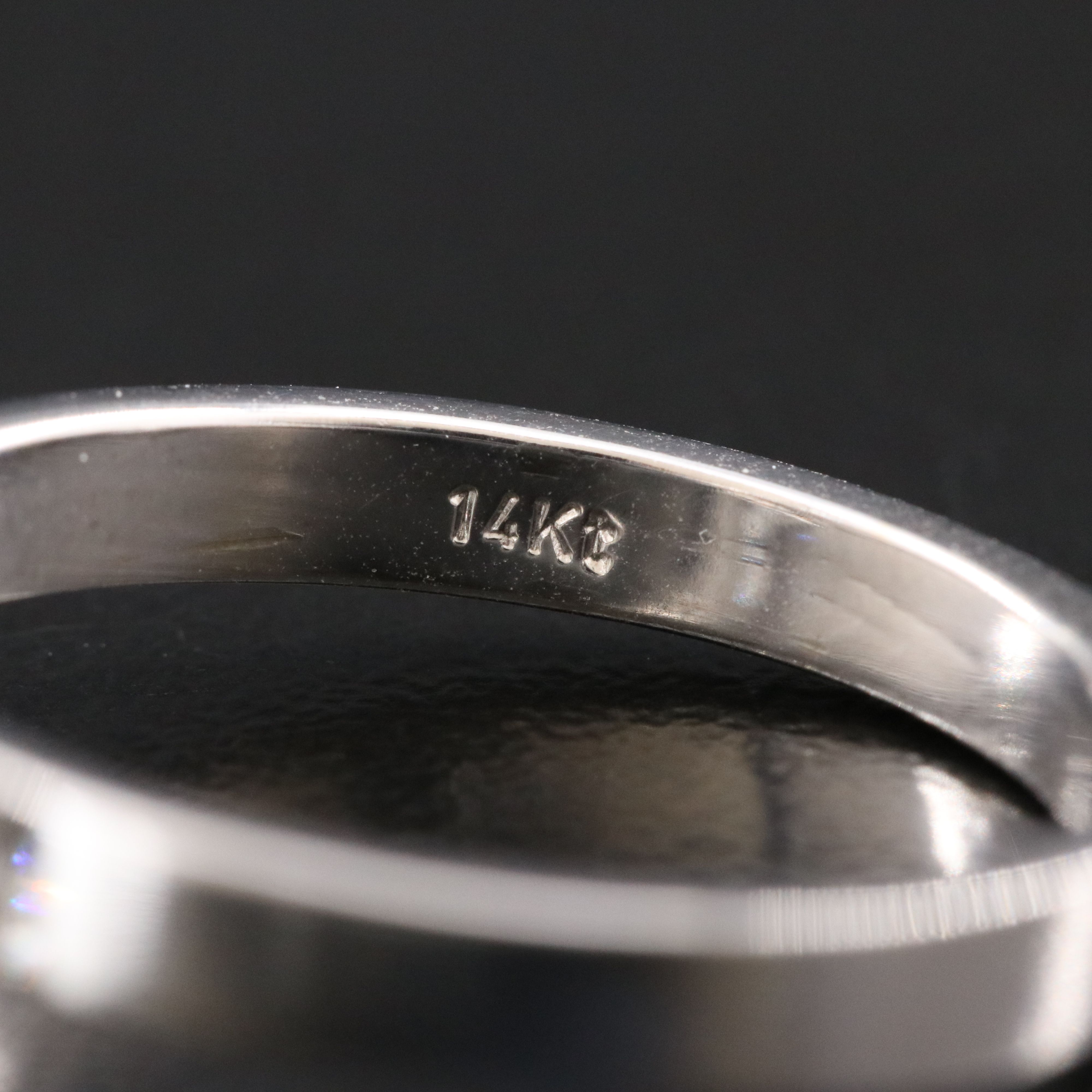 14K 6.84 CT Lab Grown Diamond Solitaire Ring with IGI Report