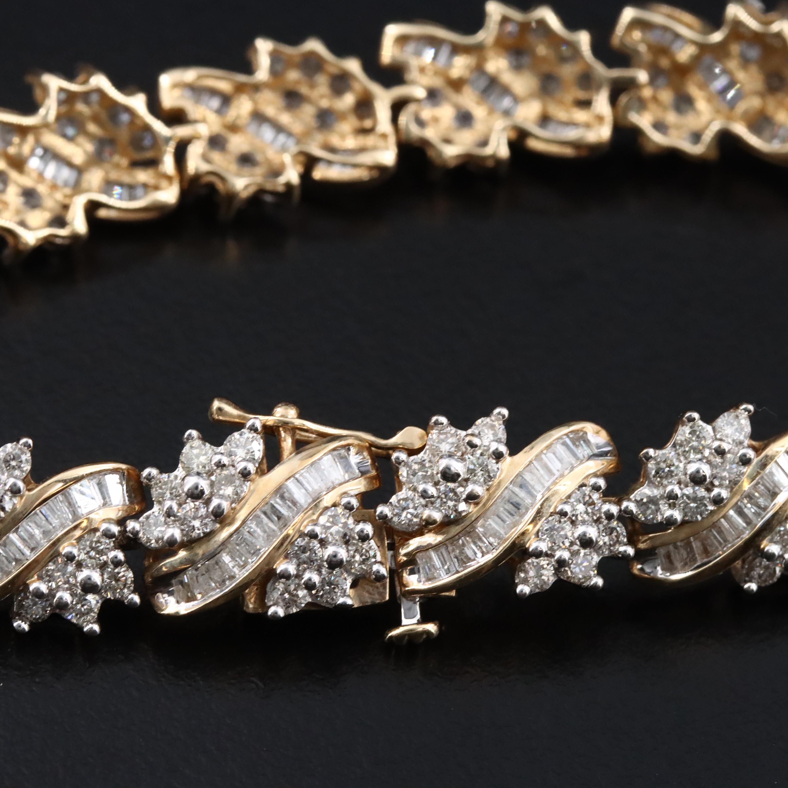 10K 4.56 CTW Diamond Bracelet