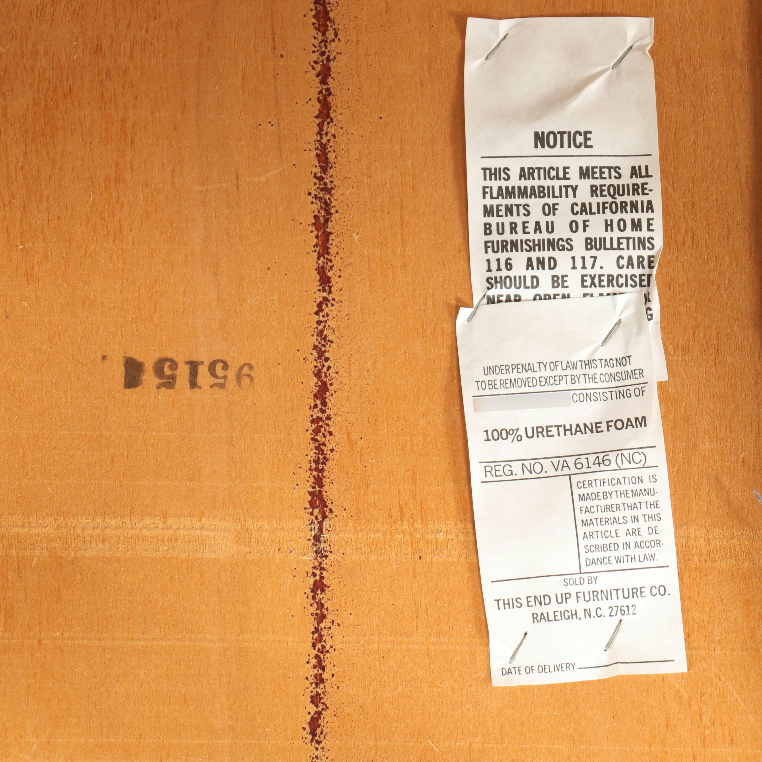 This End Up Pine Dining Table with Bench Seat and Four Armchairs