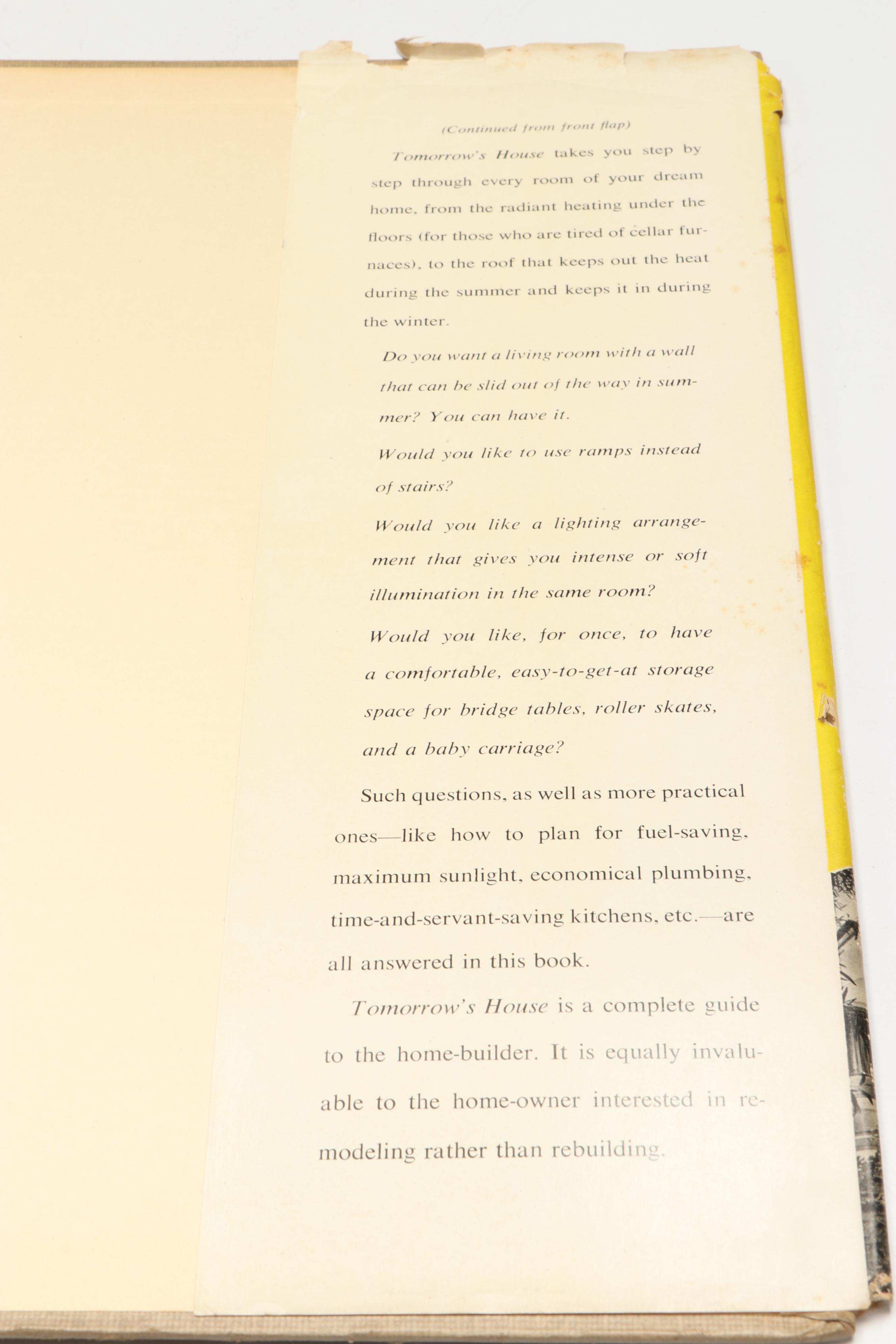 "Tomorrow's House: How to Plan Your Post-War Home Now" by Nelson and Wright