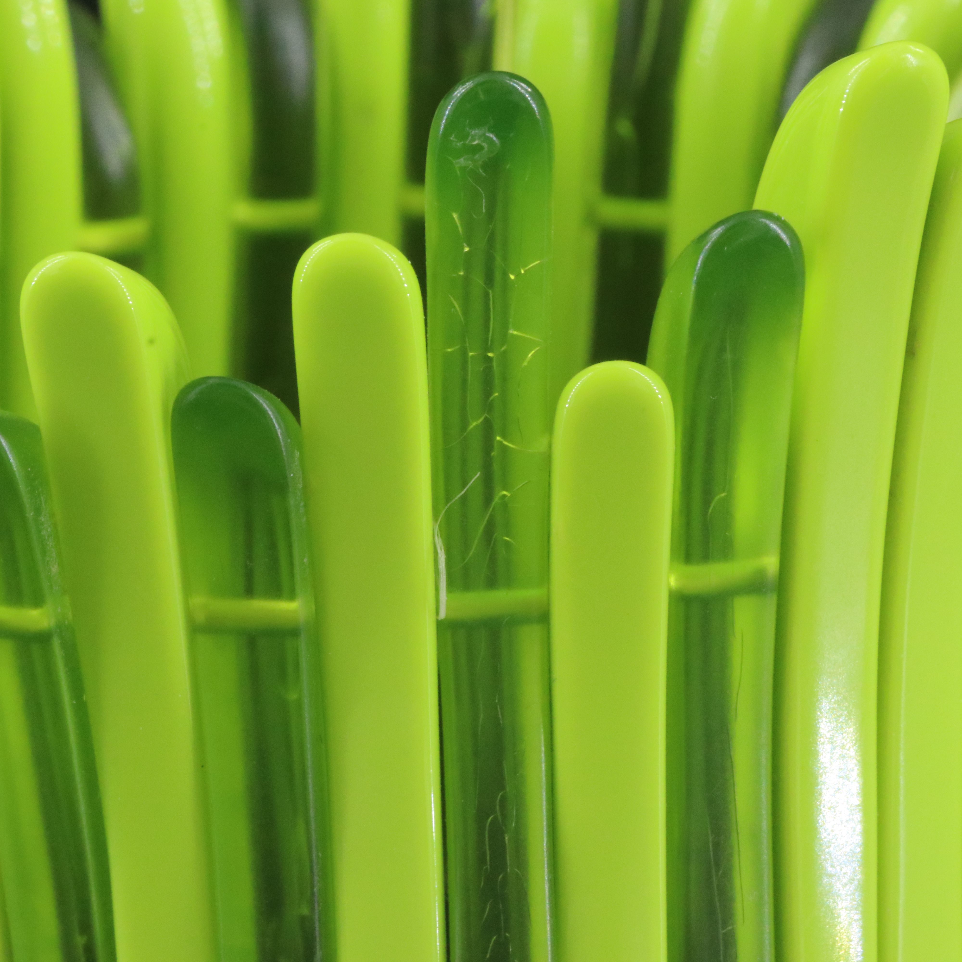 Staggered Concave Bracelet in Hues of Green