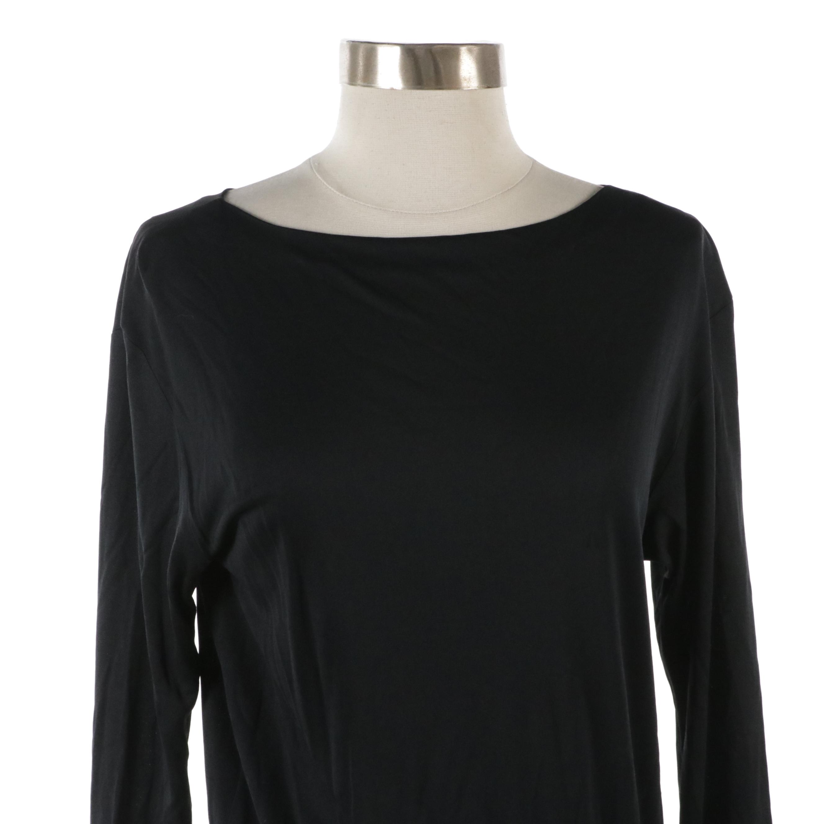 Emilio Pucci Black Silk Jersey Dress from Lord & Taylor, 1960s Vintage