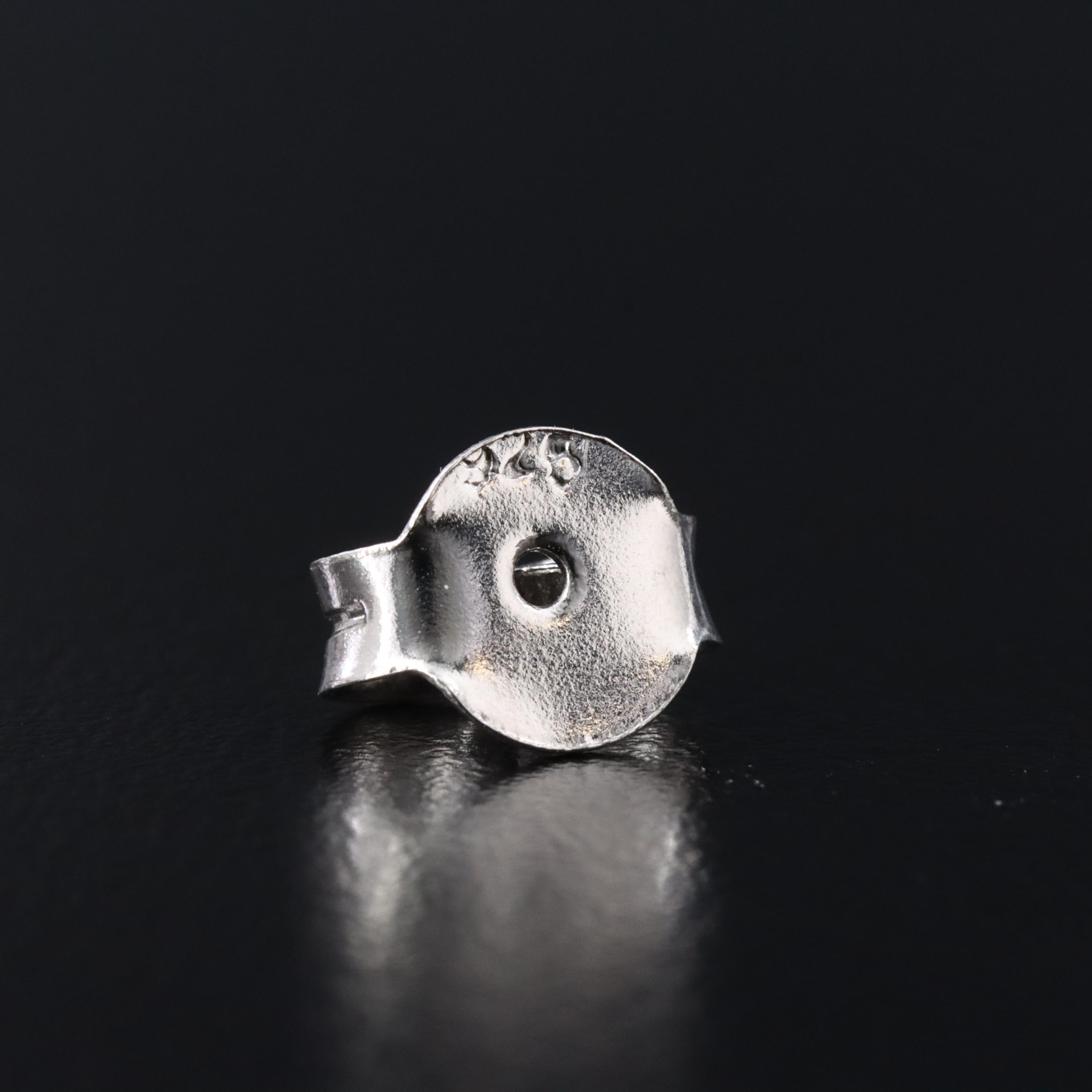 Sterling Emerald and Diamond Drop Earrings