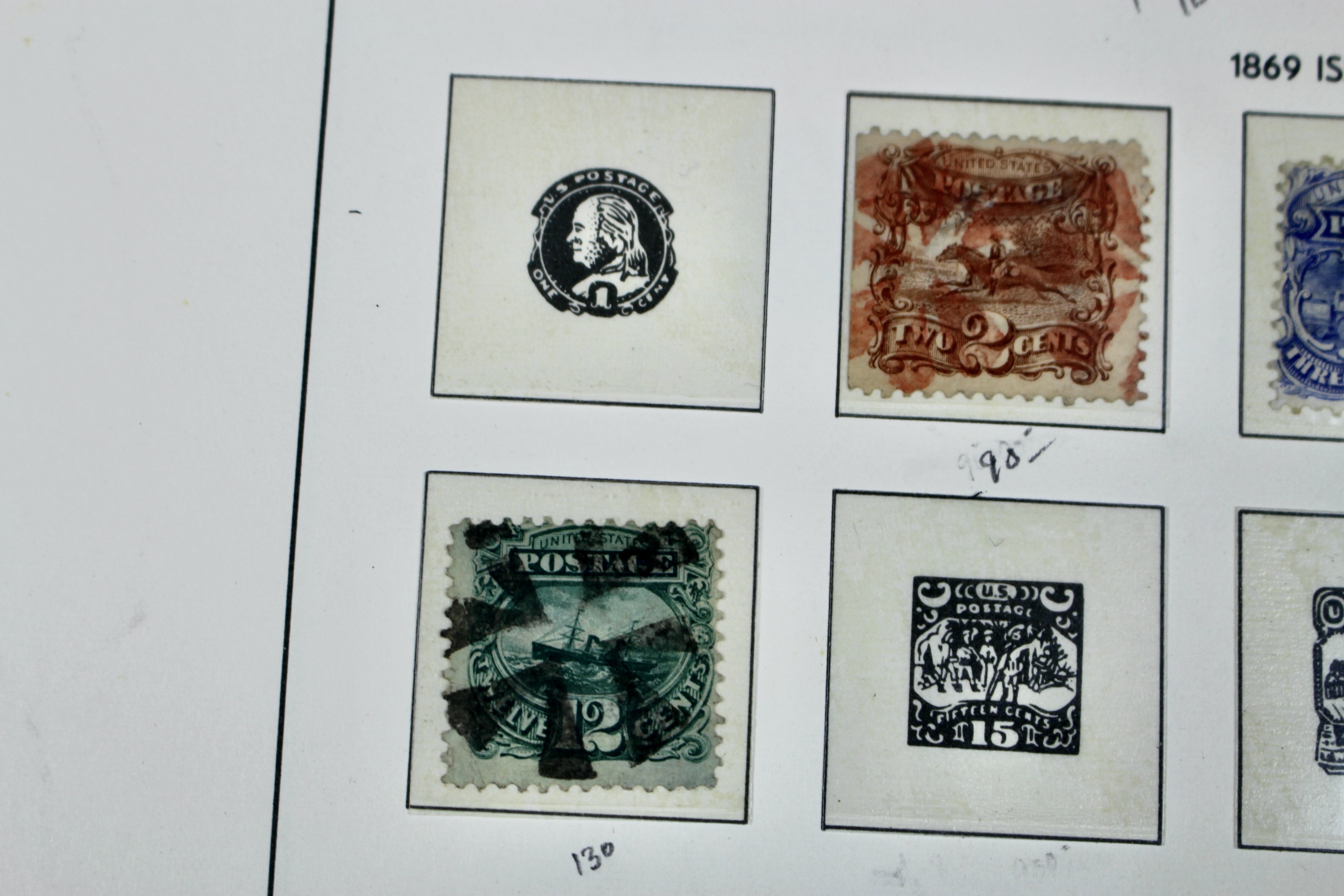 Early Used U.S. Postage Stamp Collection, 1851 to 1882