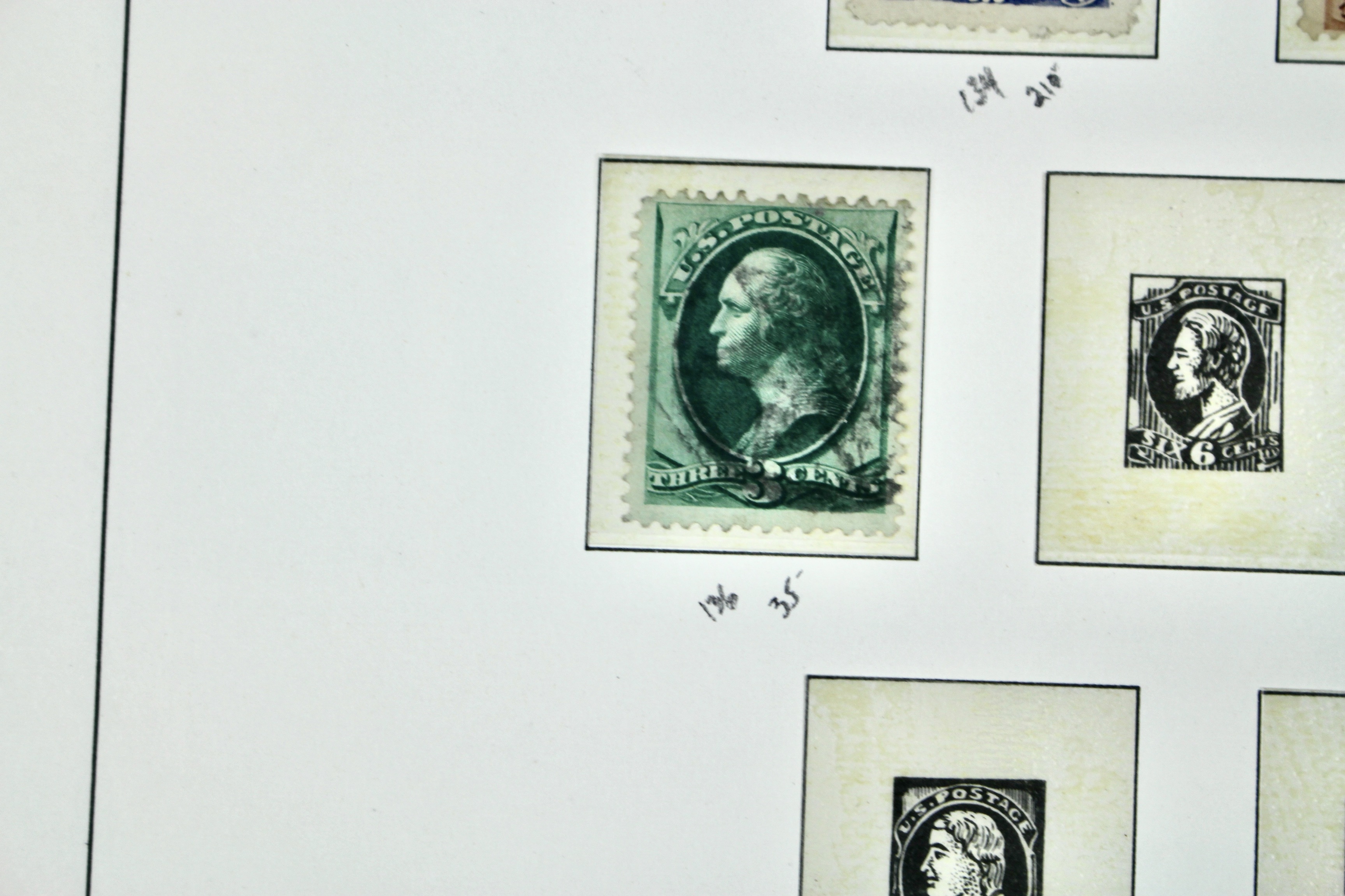 Early Used U.S. Postage Stamp Collection, 1851 to 1882