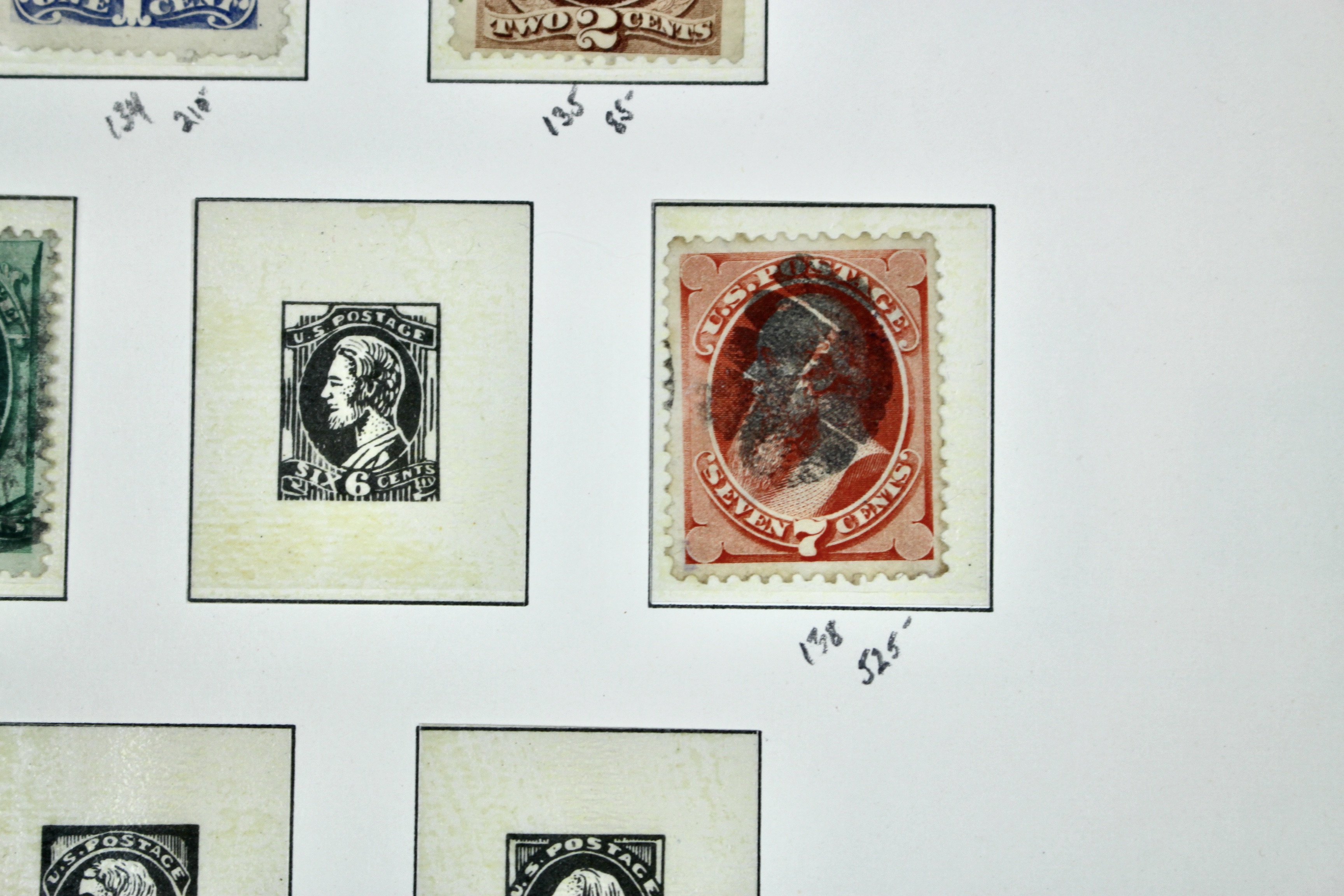 Early Used U.S. Postage Stamp Collection, 1851 to 1882