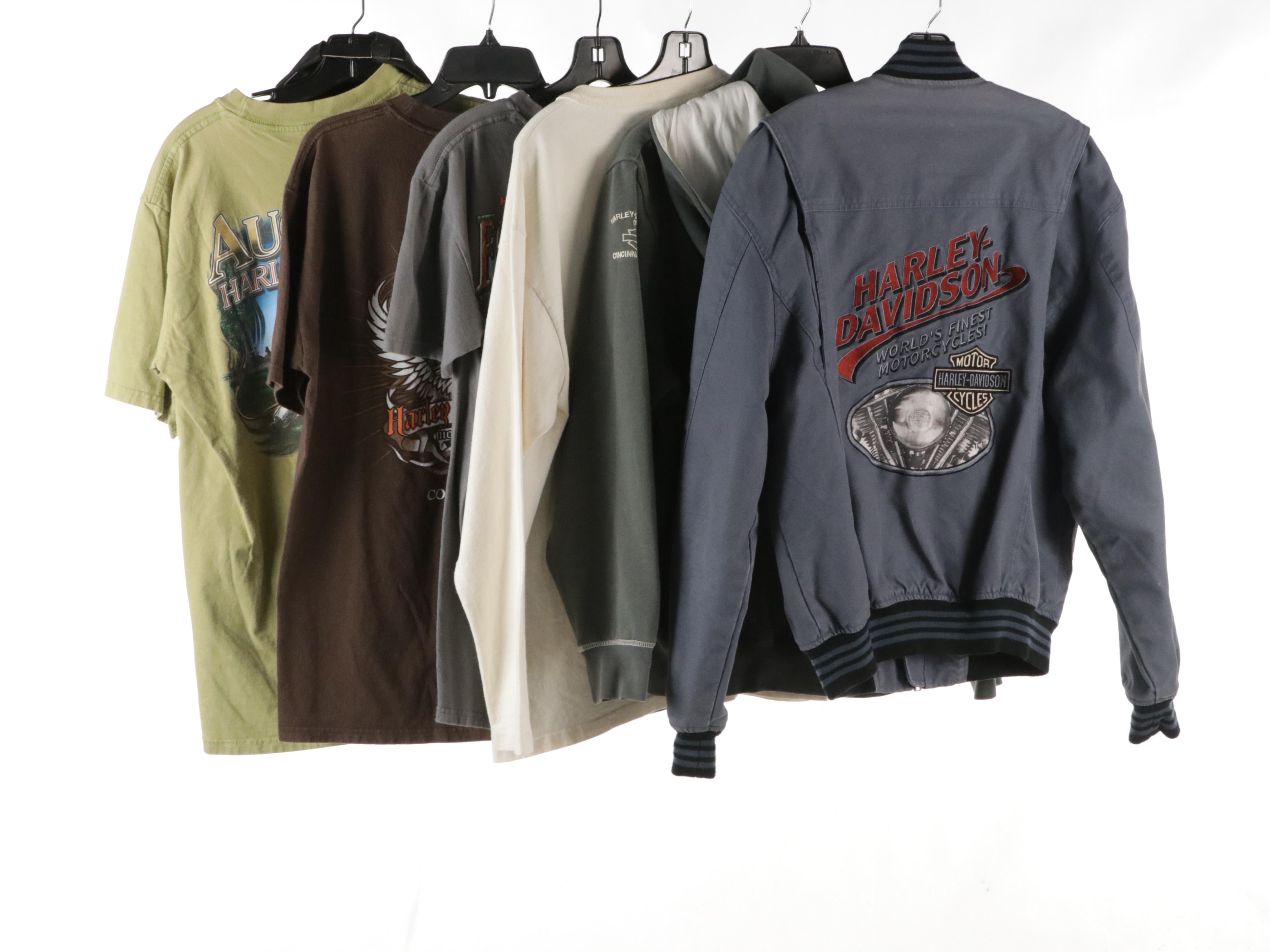 Harley-Davidson Cap, T-Shirts, Long Sleeve, Zip Jacket and Canvas Work Jacket