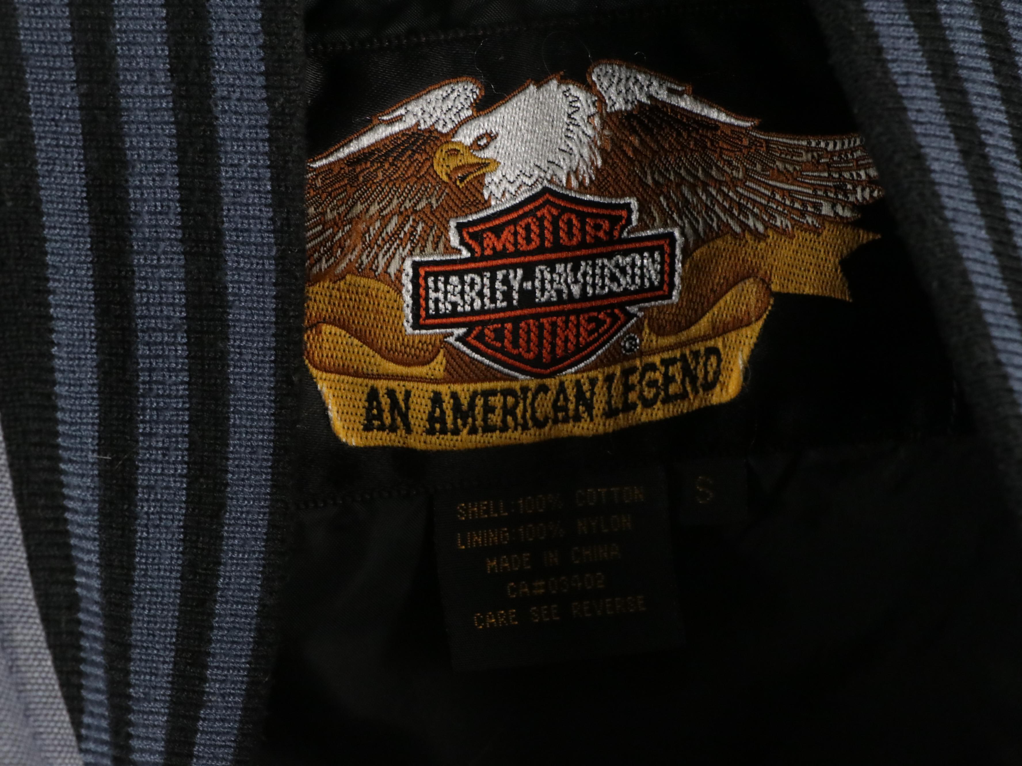 Harley-Davidson Cap, T-Shirts, Long Sleeve, Zip Jacket and Canvas Work Jacket