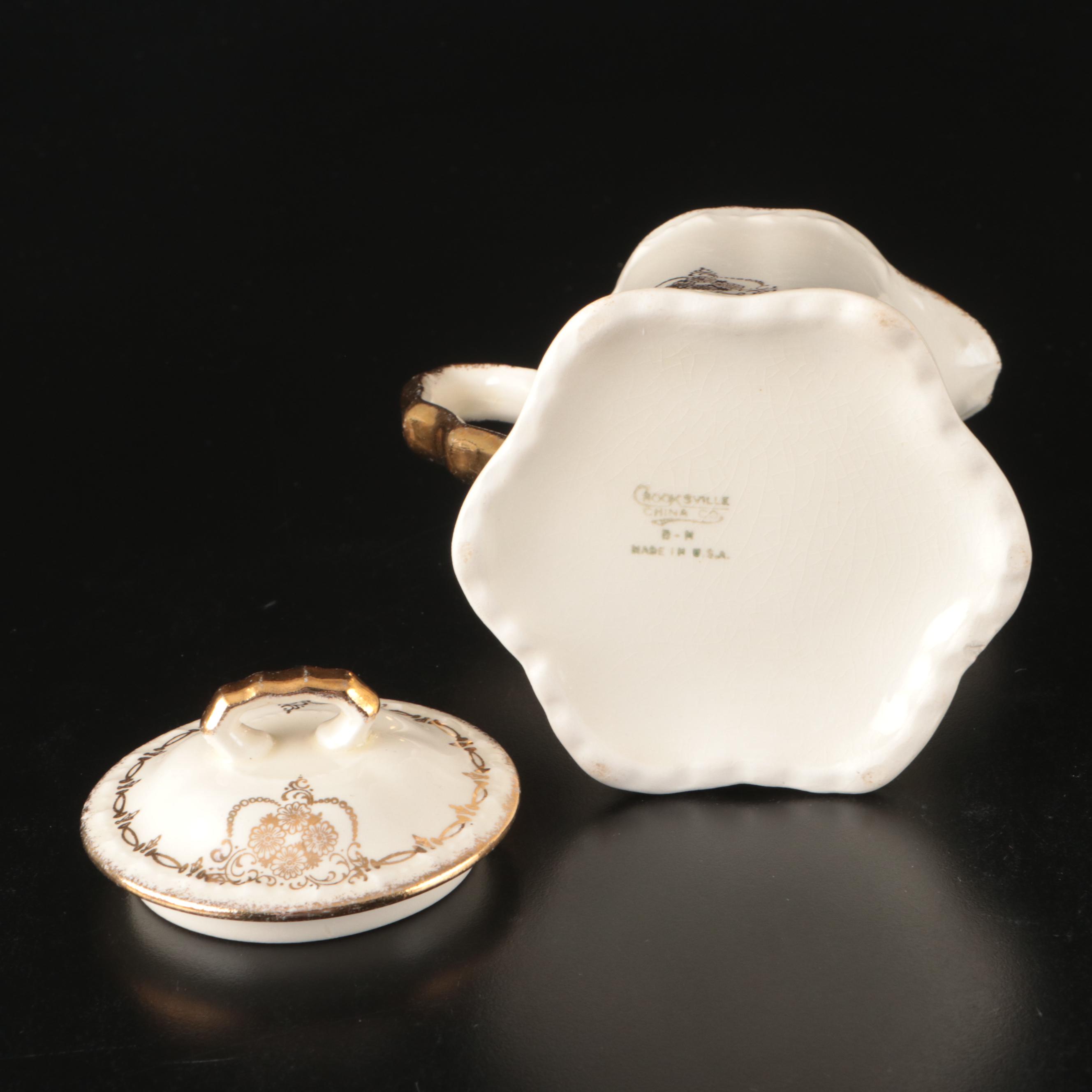 American Limoges "Wheatfield" with Crooksville Dinnerware, Early to Mid-20th C.