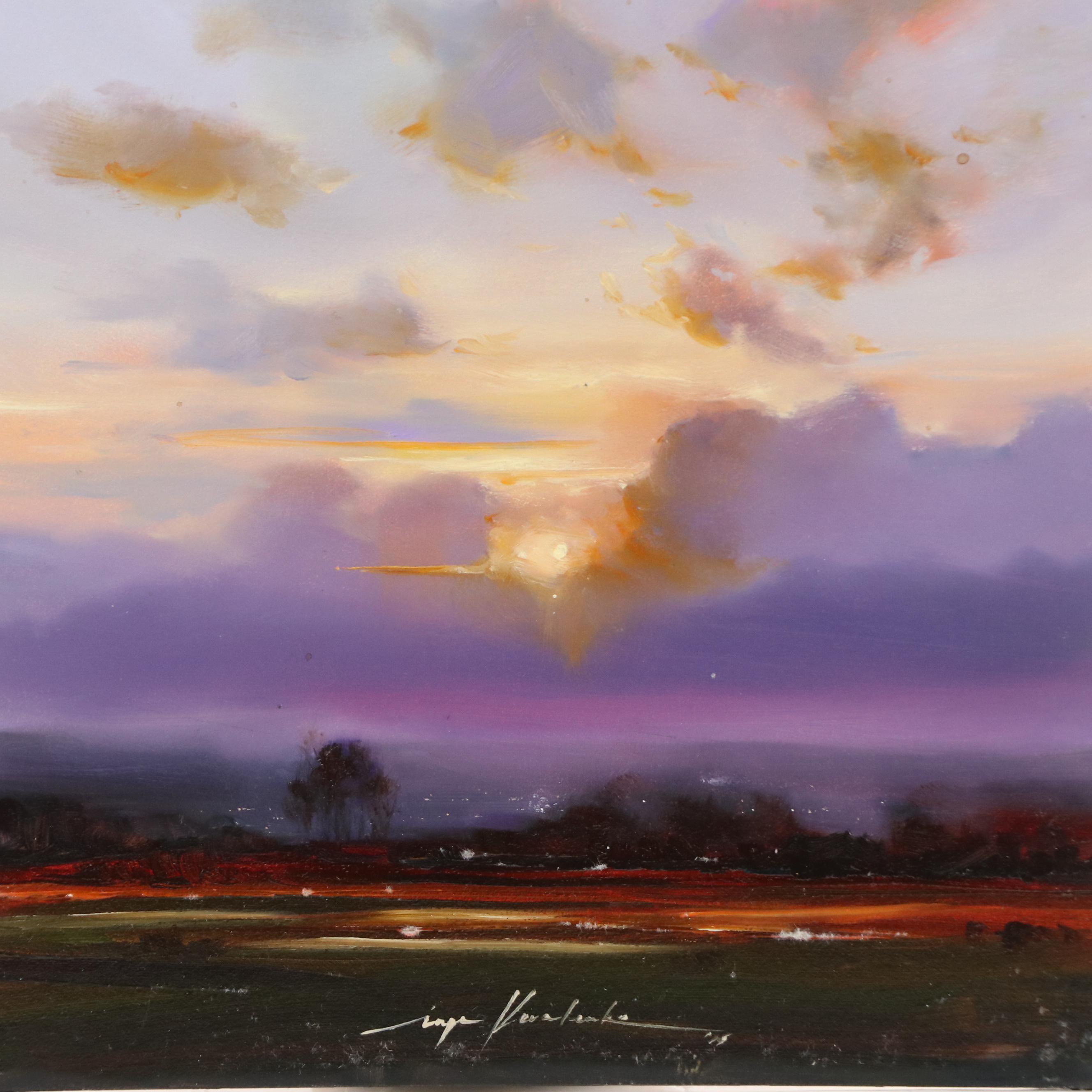 Inga Kovalenko Sunset Landscape Oil Painting, 2025