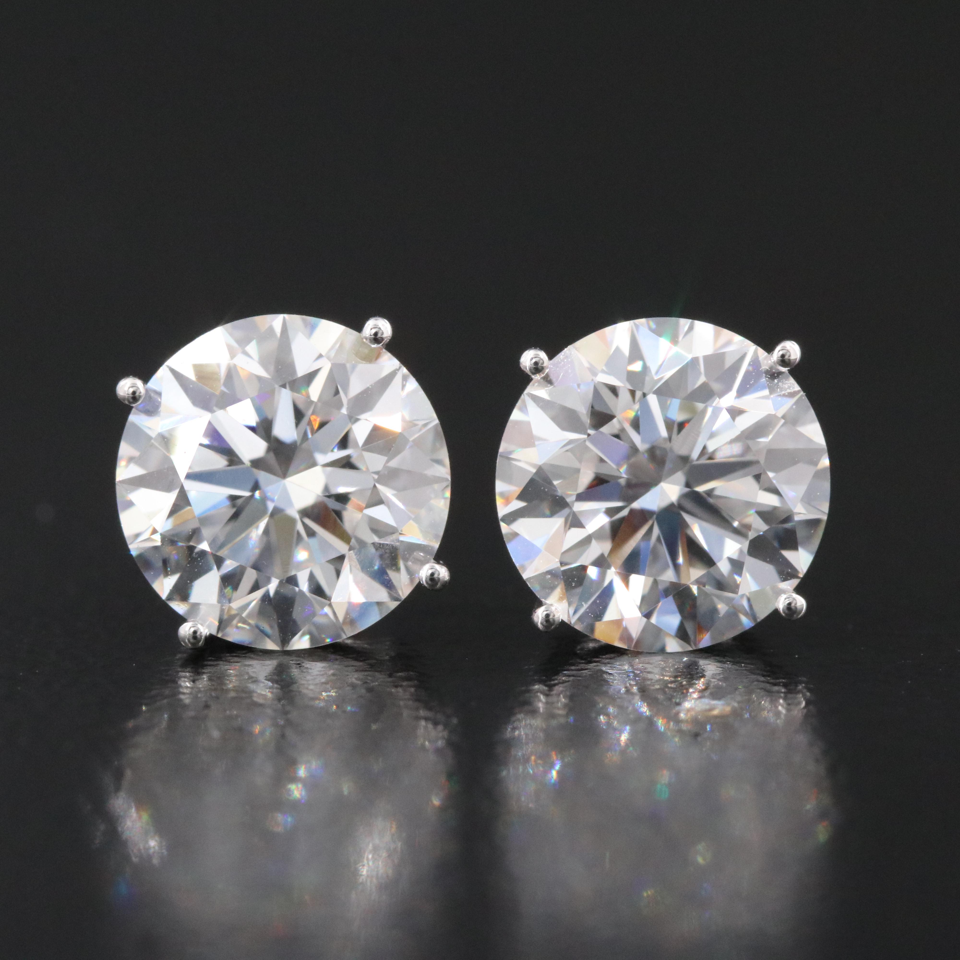 14K 4.00 CTW Lab Grown Diamond Stud Earrings