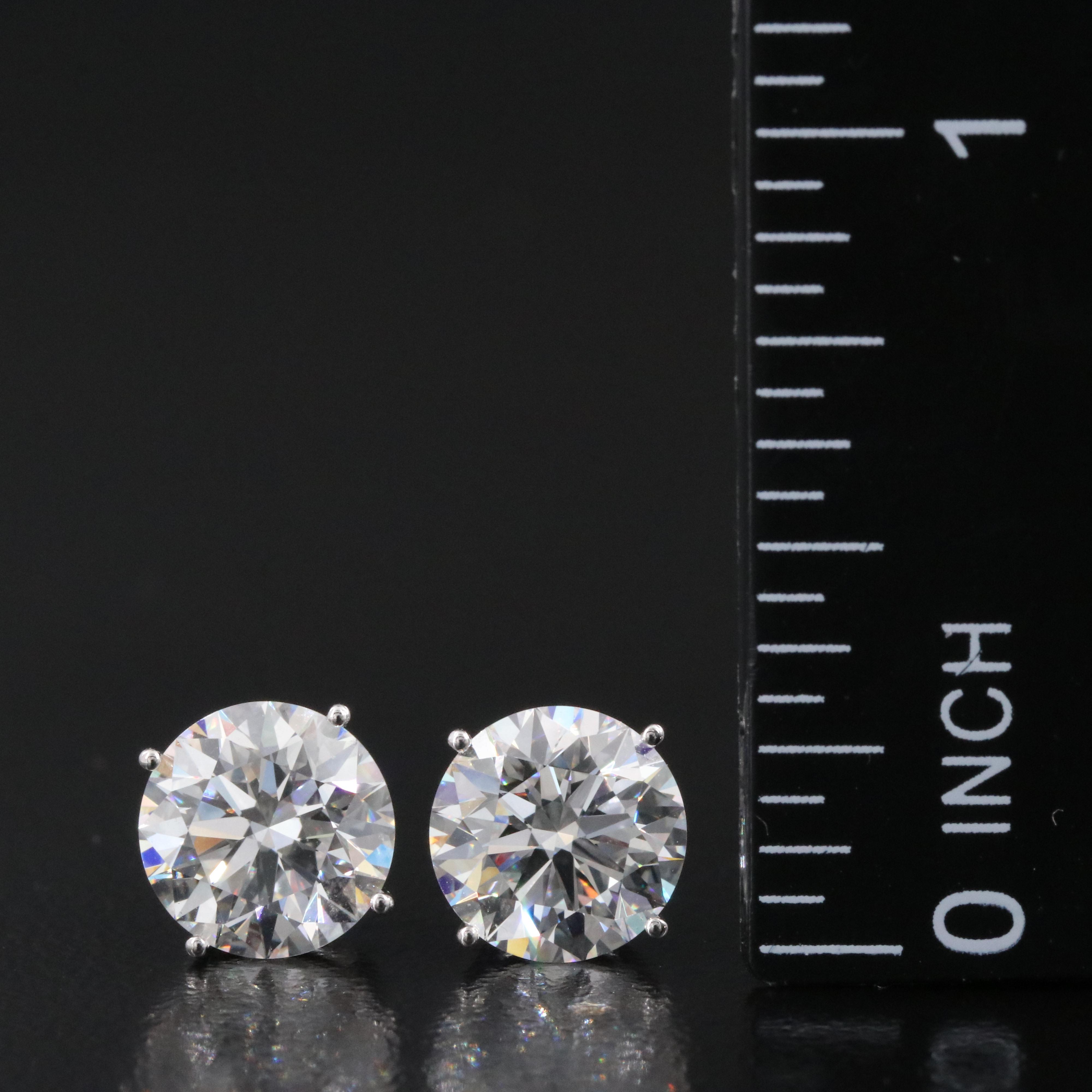 14K 4.00 CTW Lab Grown Diamond Stud Earrings