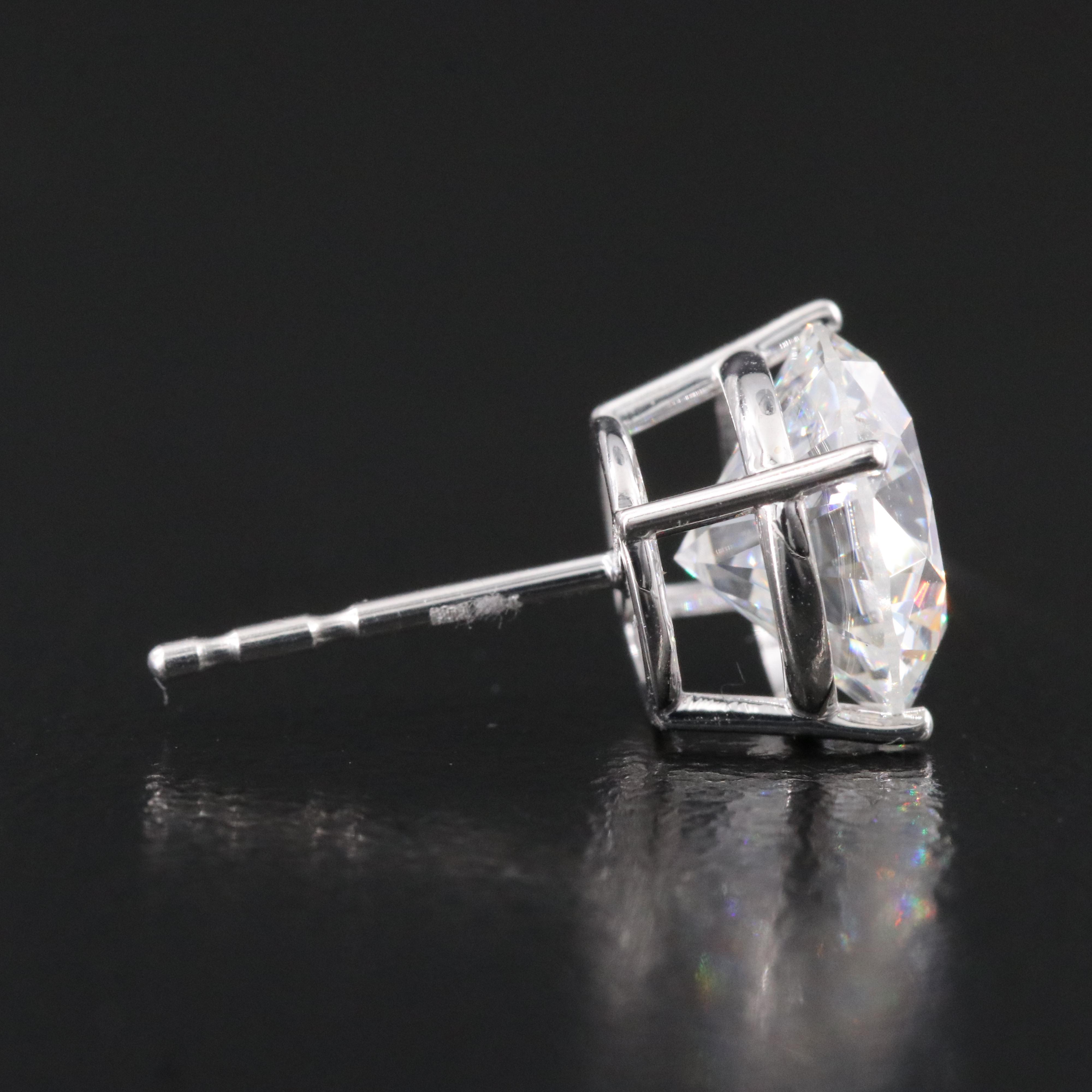 14K 4.00 CTW Lab Grown Diamond Stud Earrings