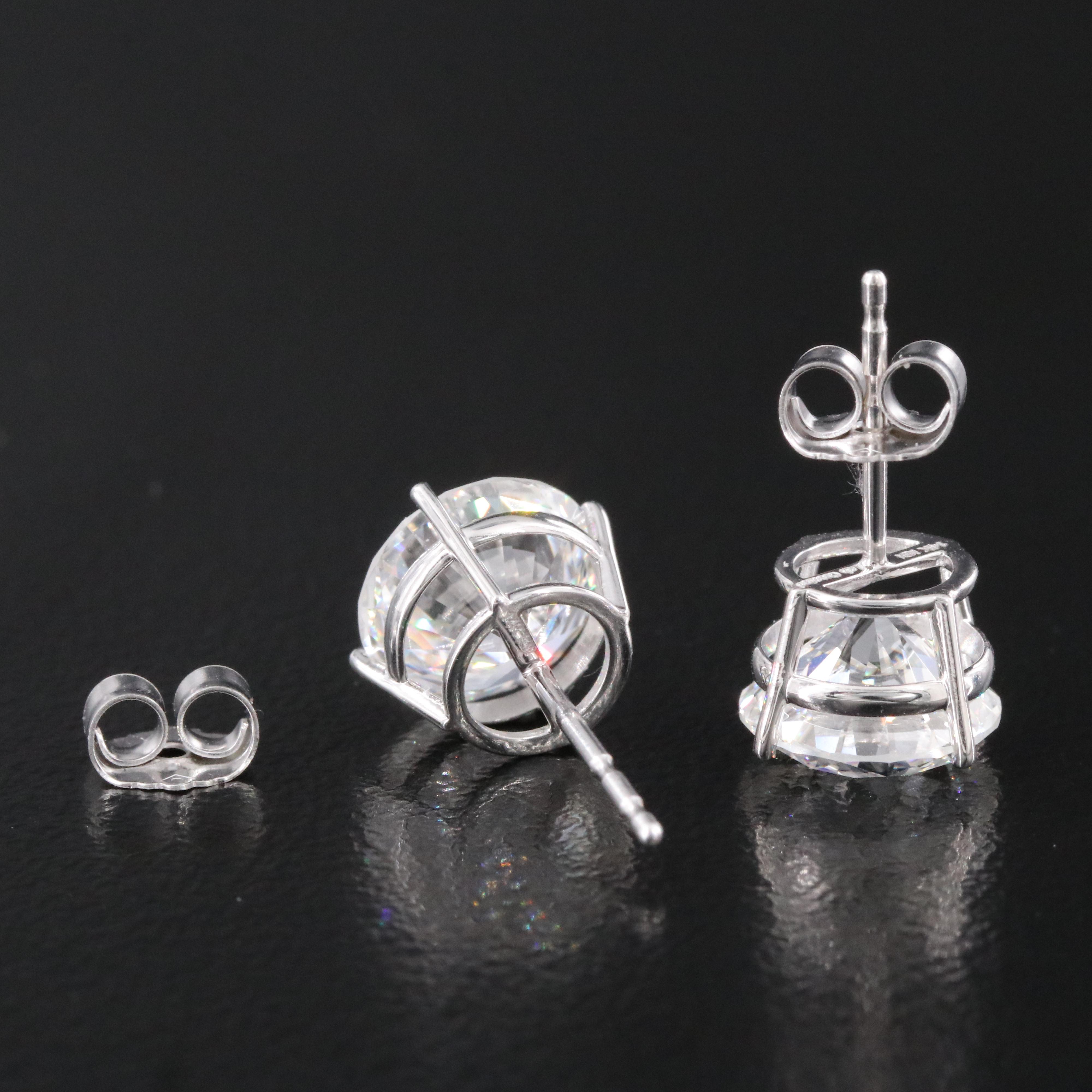 14K 4.00 CTW Lab Grown Diamond Stud Earrings