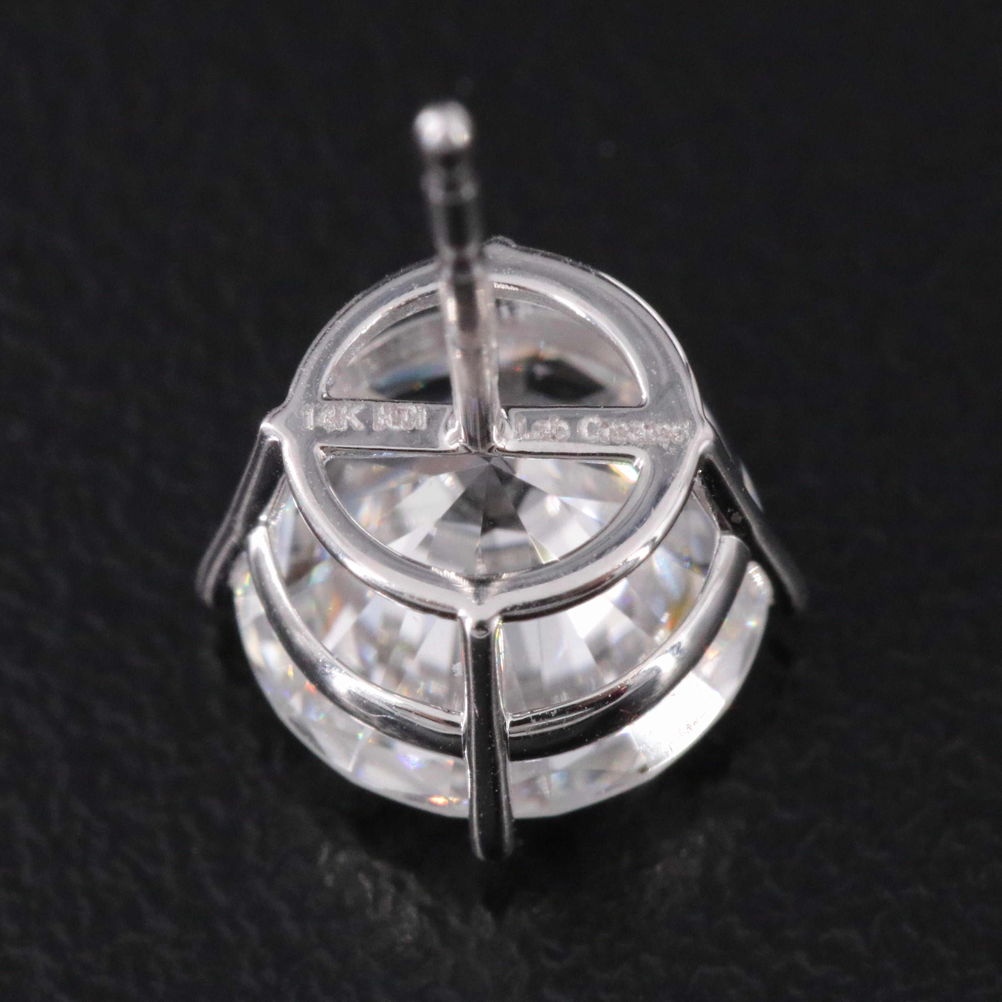 14K 4.00 CTW Lab Grown Diamond Stud Earrings
