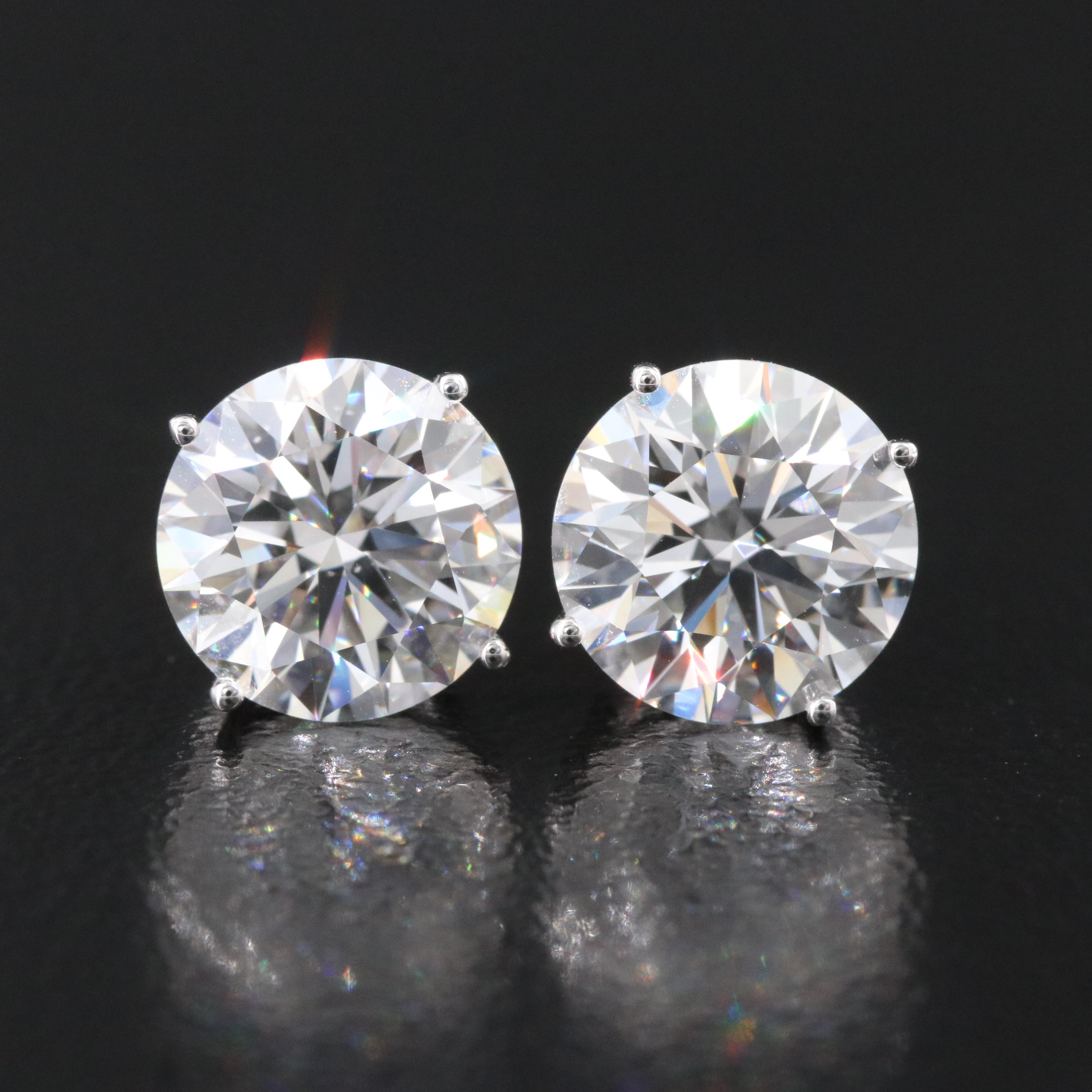 14K 4.00 CTW Lab Grown Diamond Stud Earrings