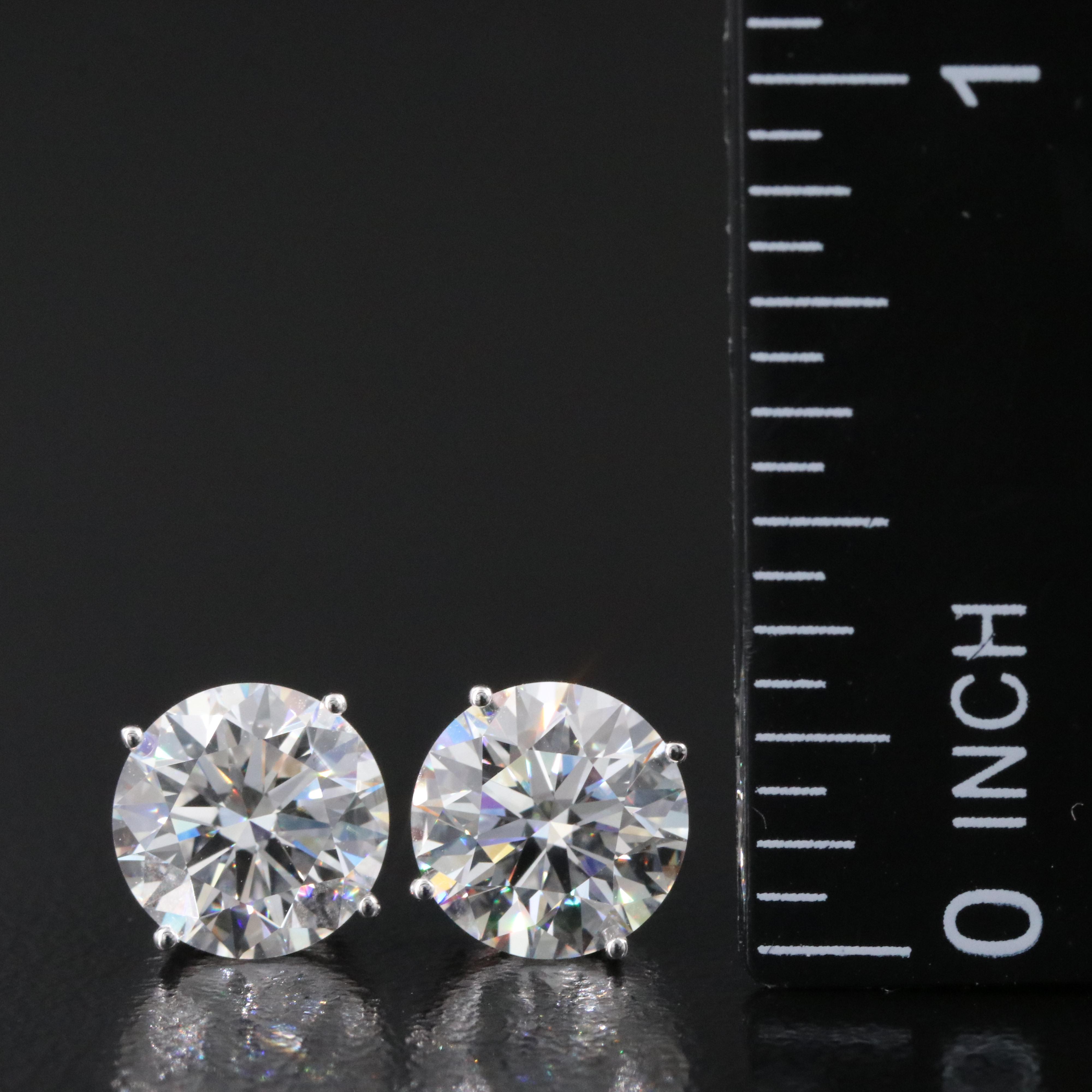 14K 4.00 CTW Lab Grown Diamond Stud Earrings