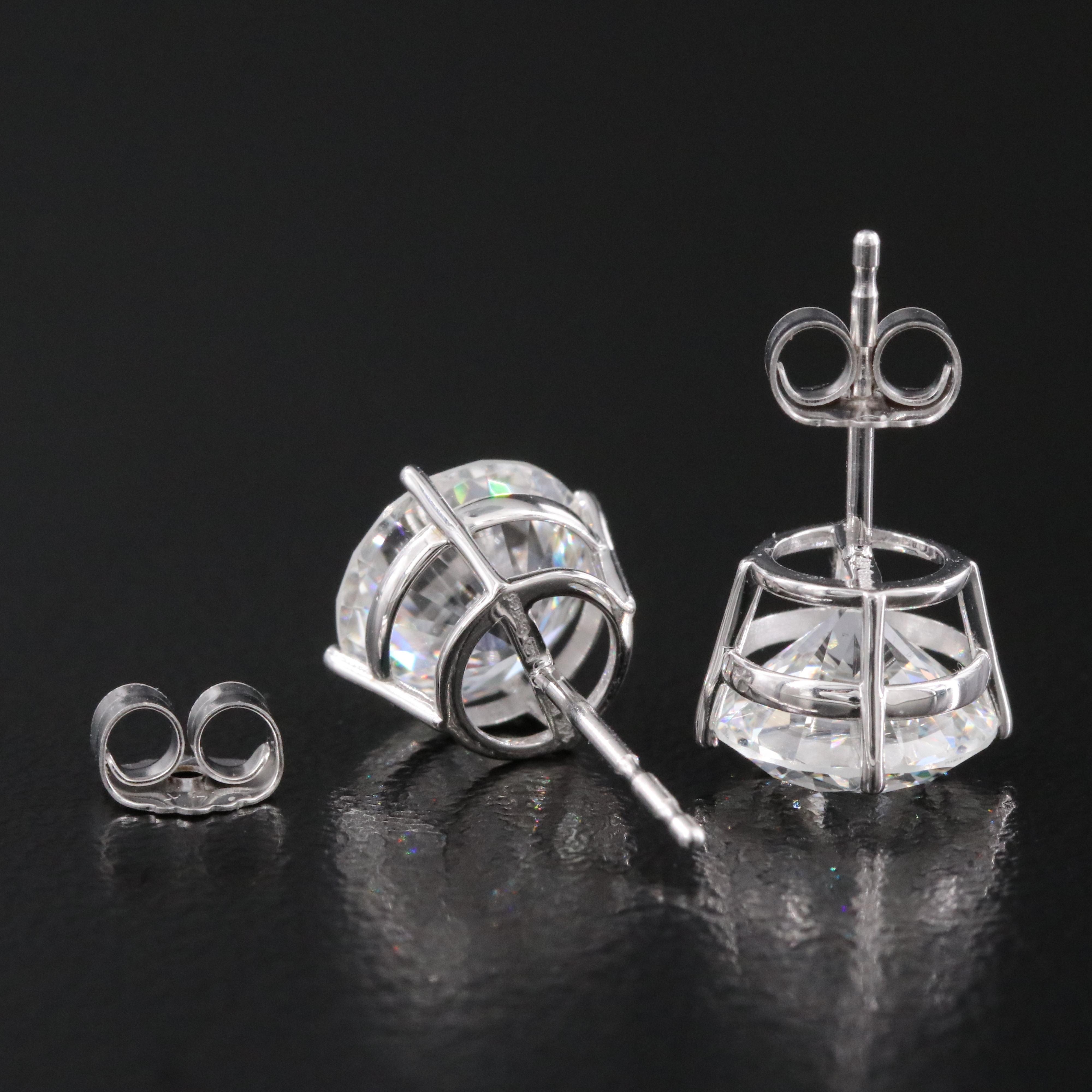 14K 4.00 CTW Lab Grown Diamond Stud Earrings