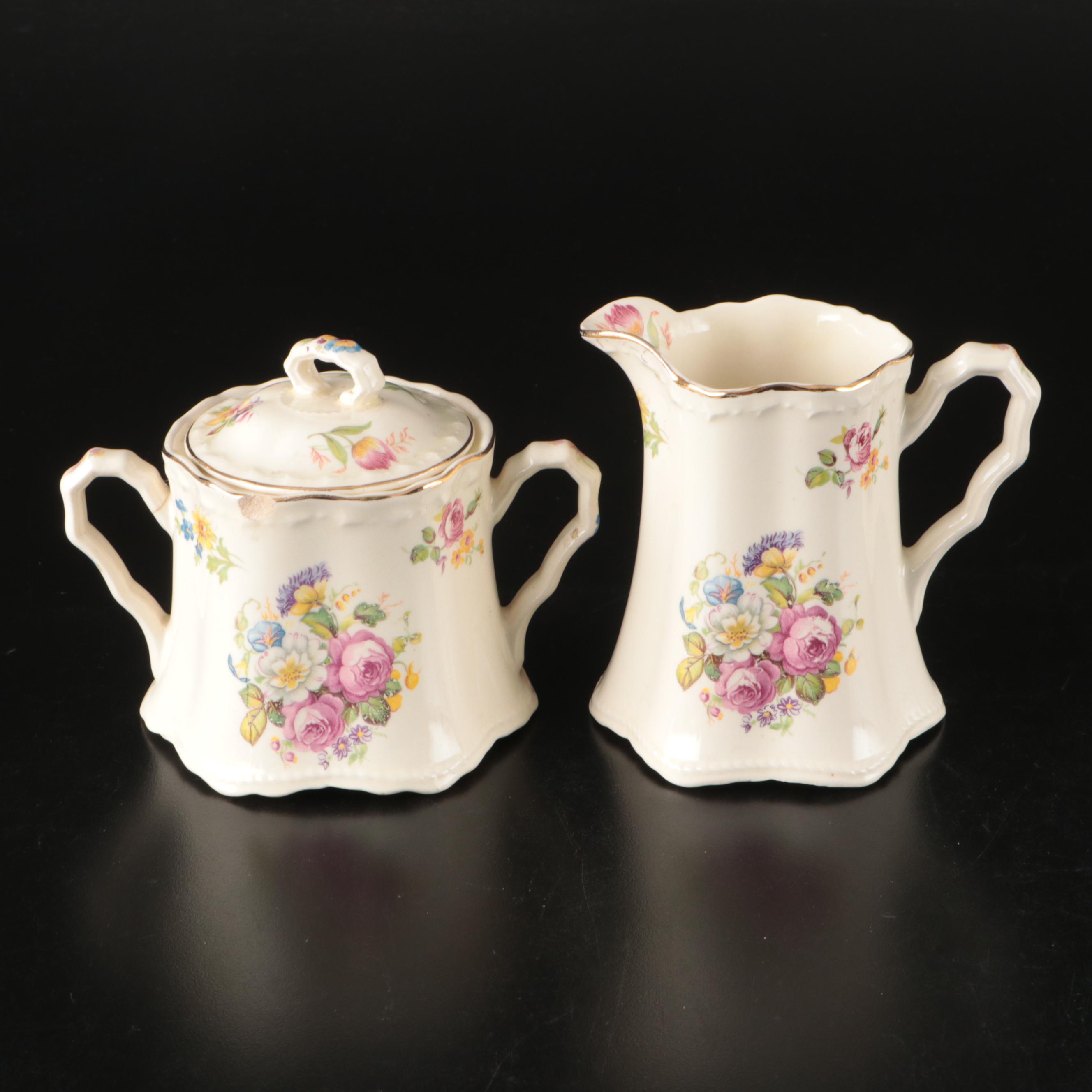 Wedgwood Porcelain Bowl, Crooksville Porcelain Dish, and More Tableware