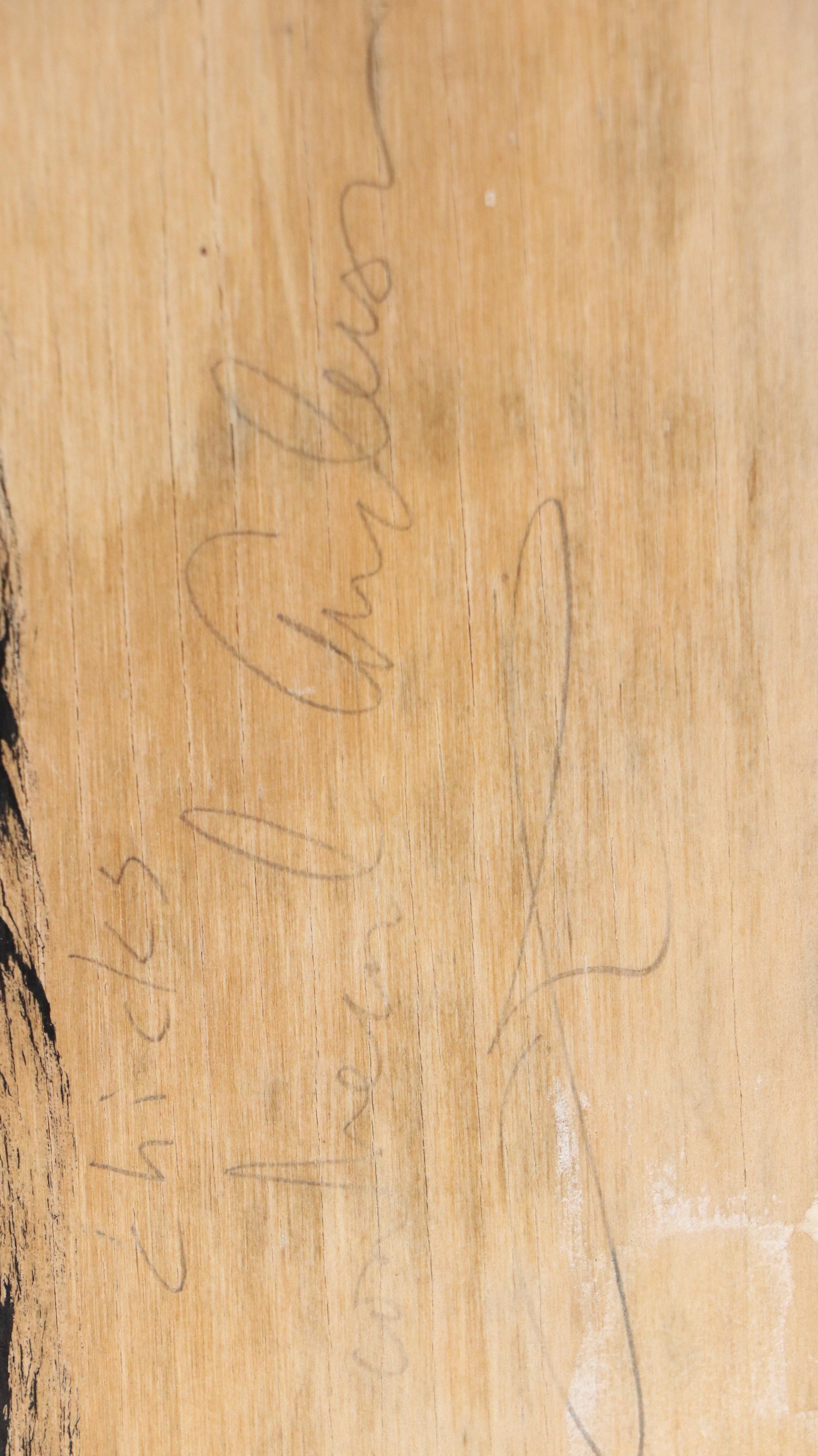 John “Cornbread” Anderson Folk Art Acrylic Painting "Chicks"