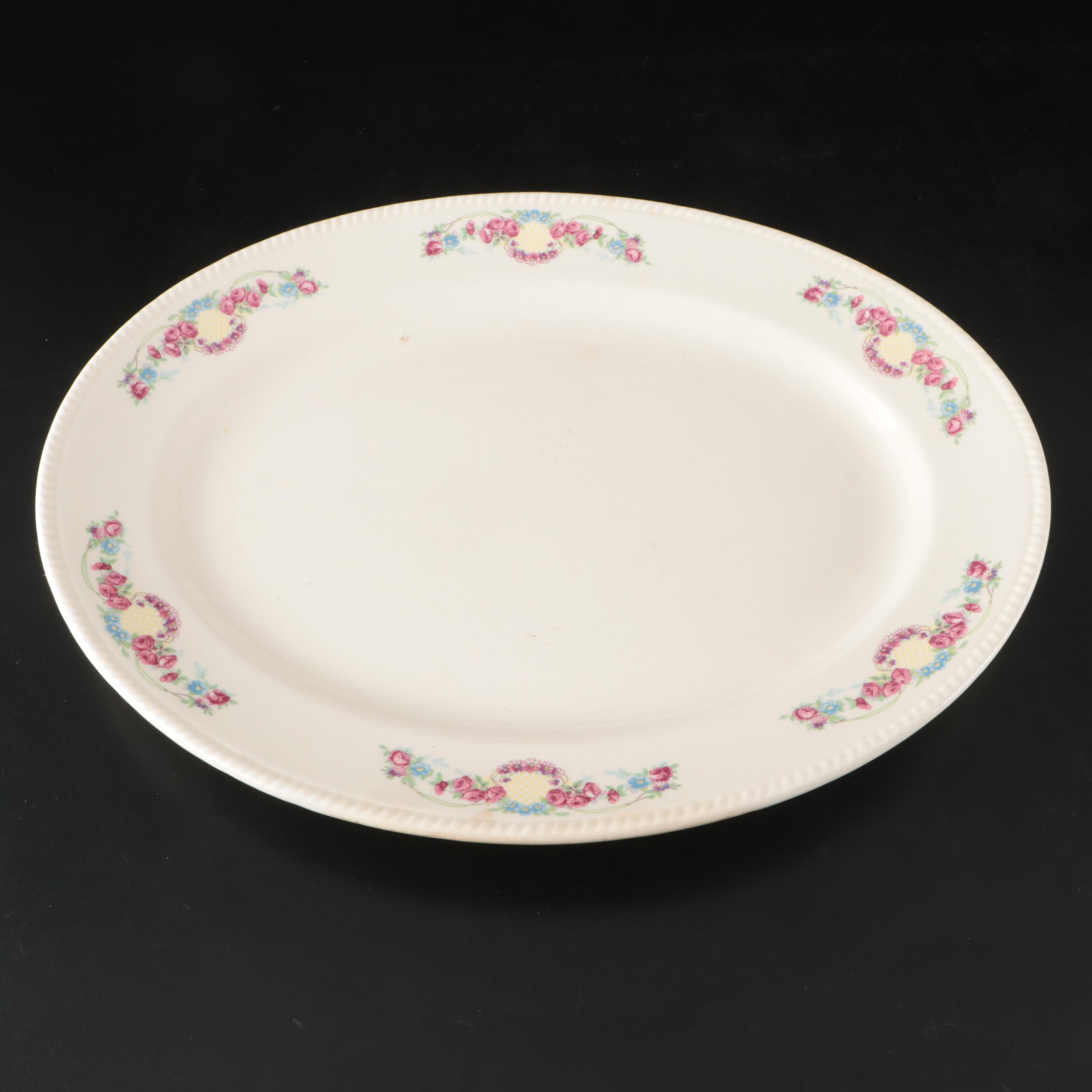 Wedgwood Porcelain Bowl, Crooksville Porcelain Dish, and More Tableware