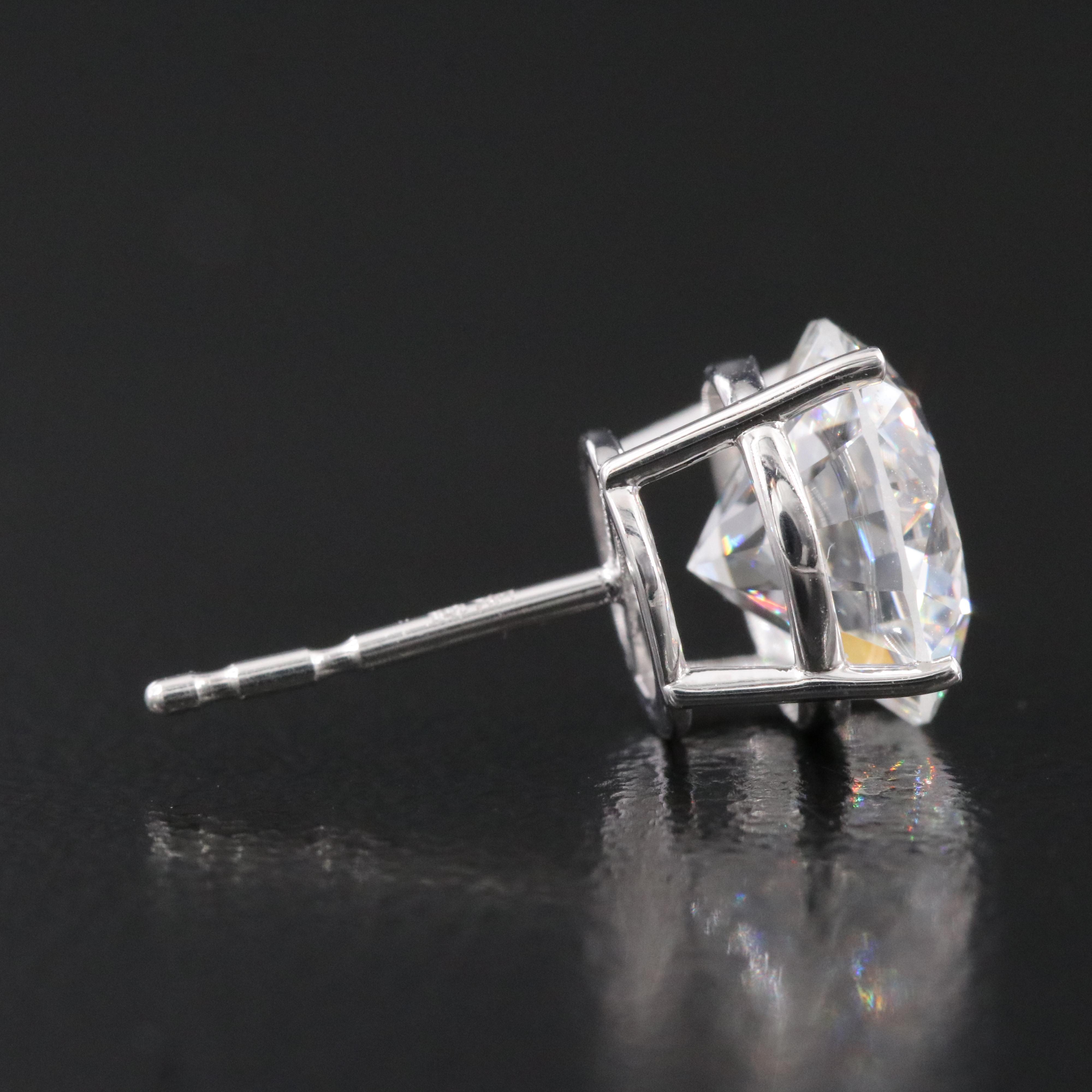 14K 3.95 CTW Lab Grown Diamond Stud Earrings