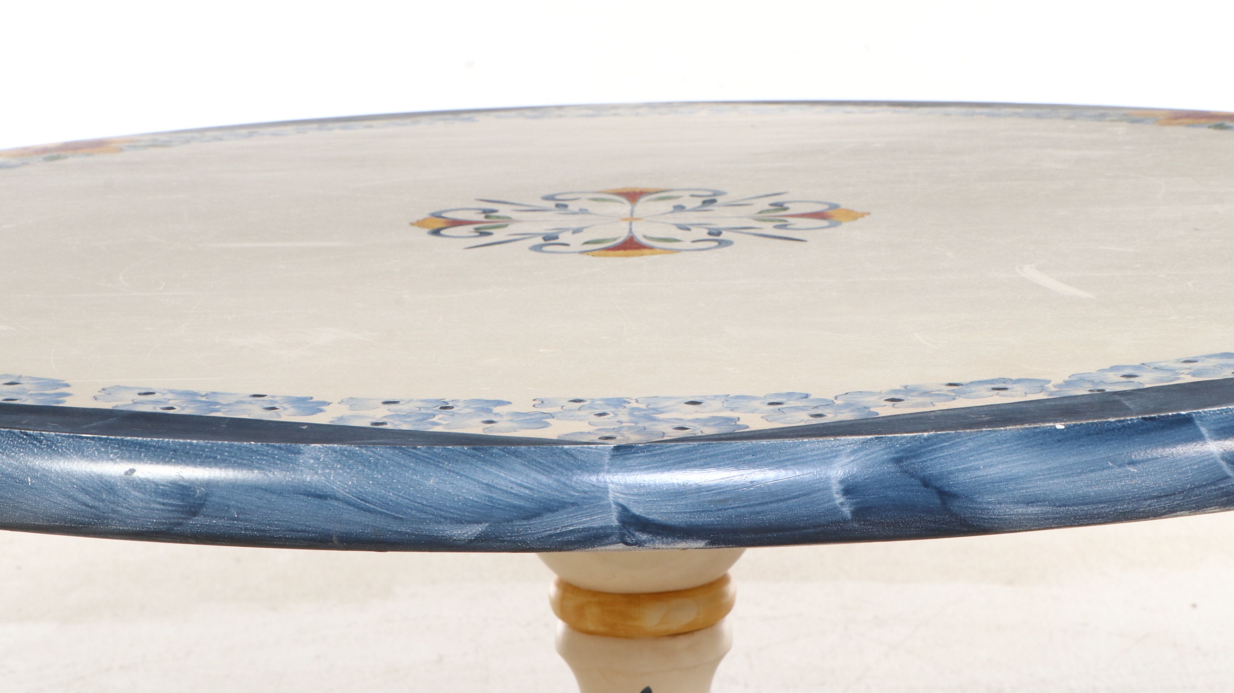 Six-Piece Painted Wood Dining Set