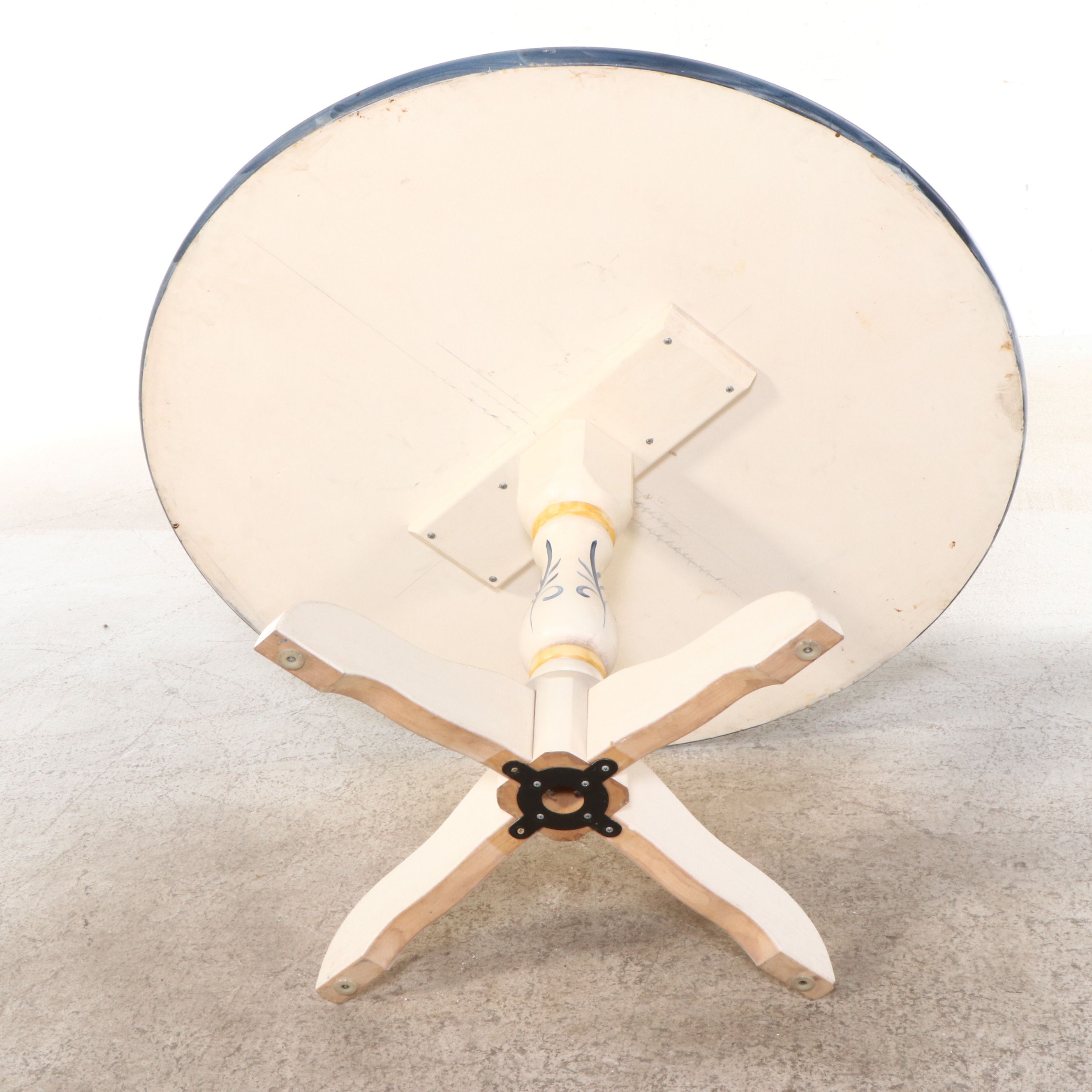 Six-Piece Painted Wood Dining Set