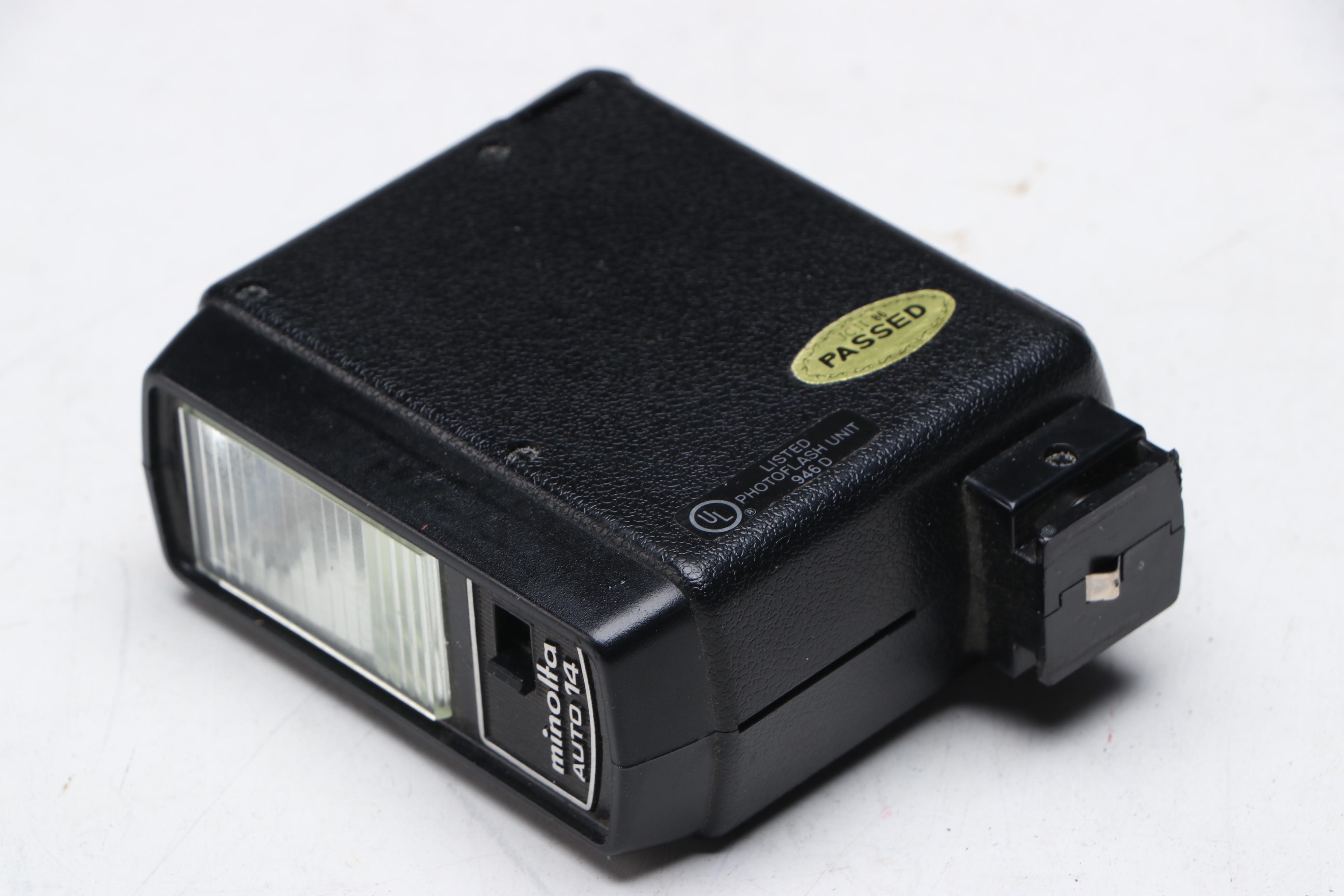 Minolta X-700 SLR Camera with Camera Bag, Flash and More Accessories