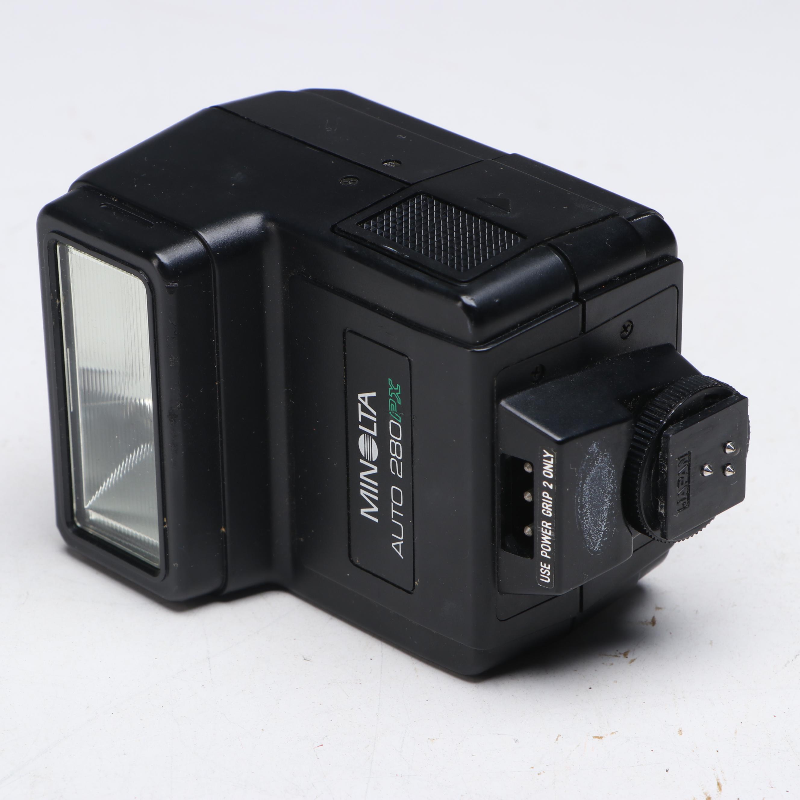 Minolta X-700 SLR Camera with Camera Bag, Flash and More Accessories