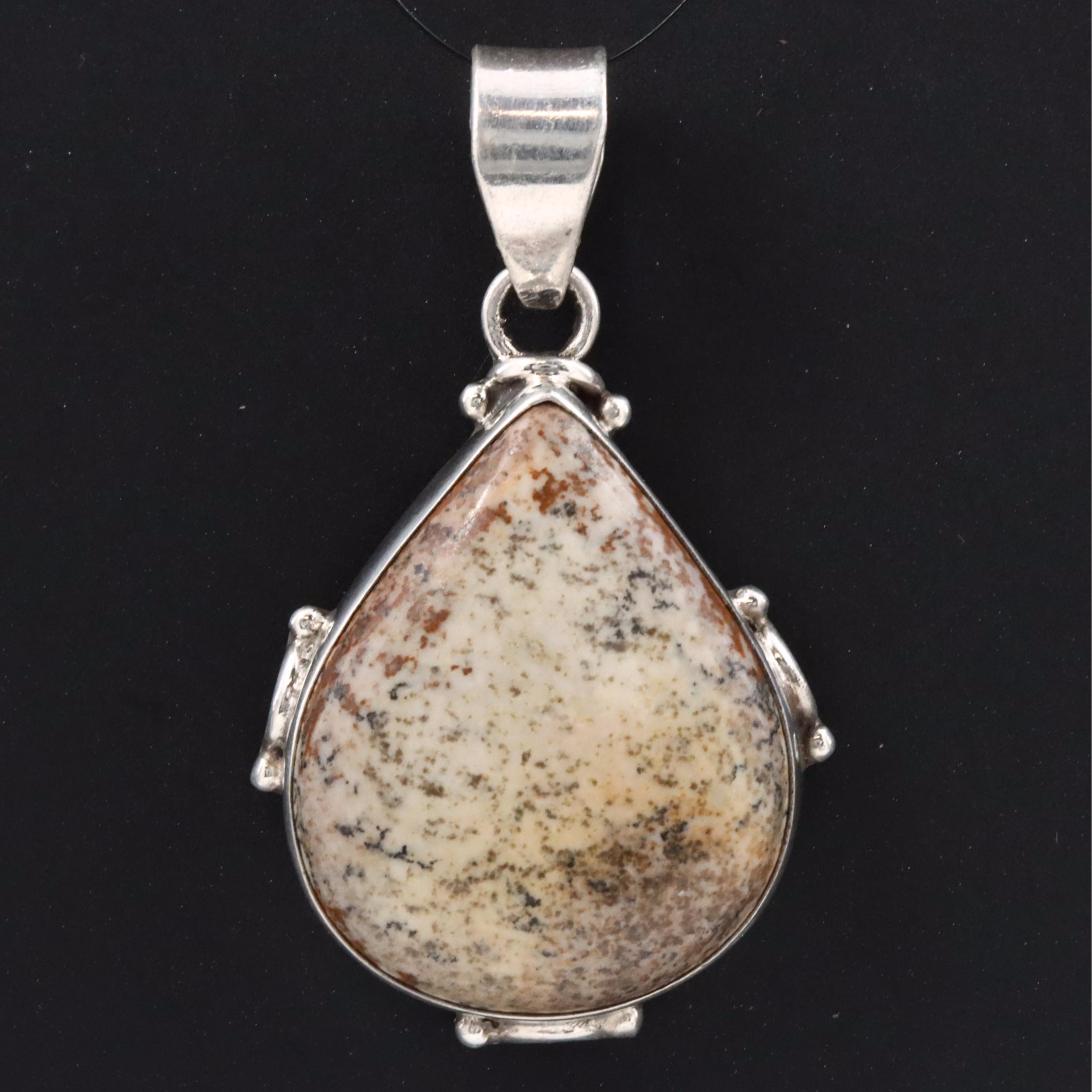 Sterling Jasper Pendant