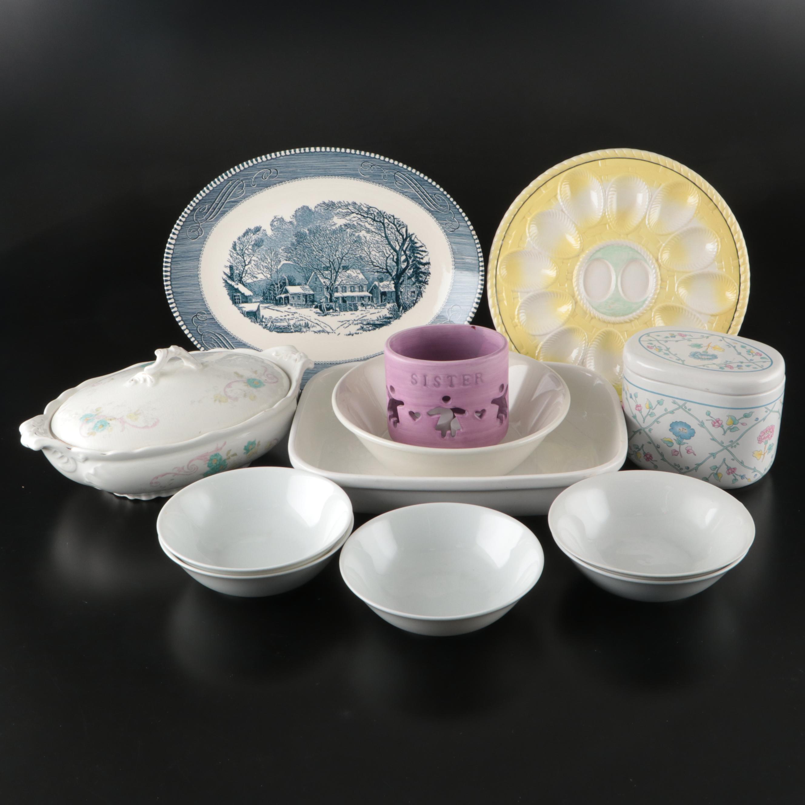 Bishop Stonier Semi-Porcelain Dish and More Ceramic Tableware