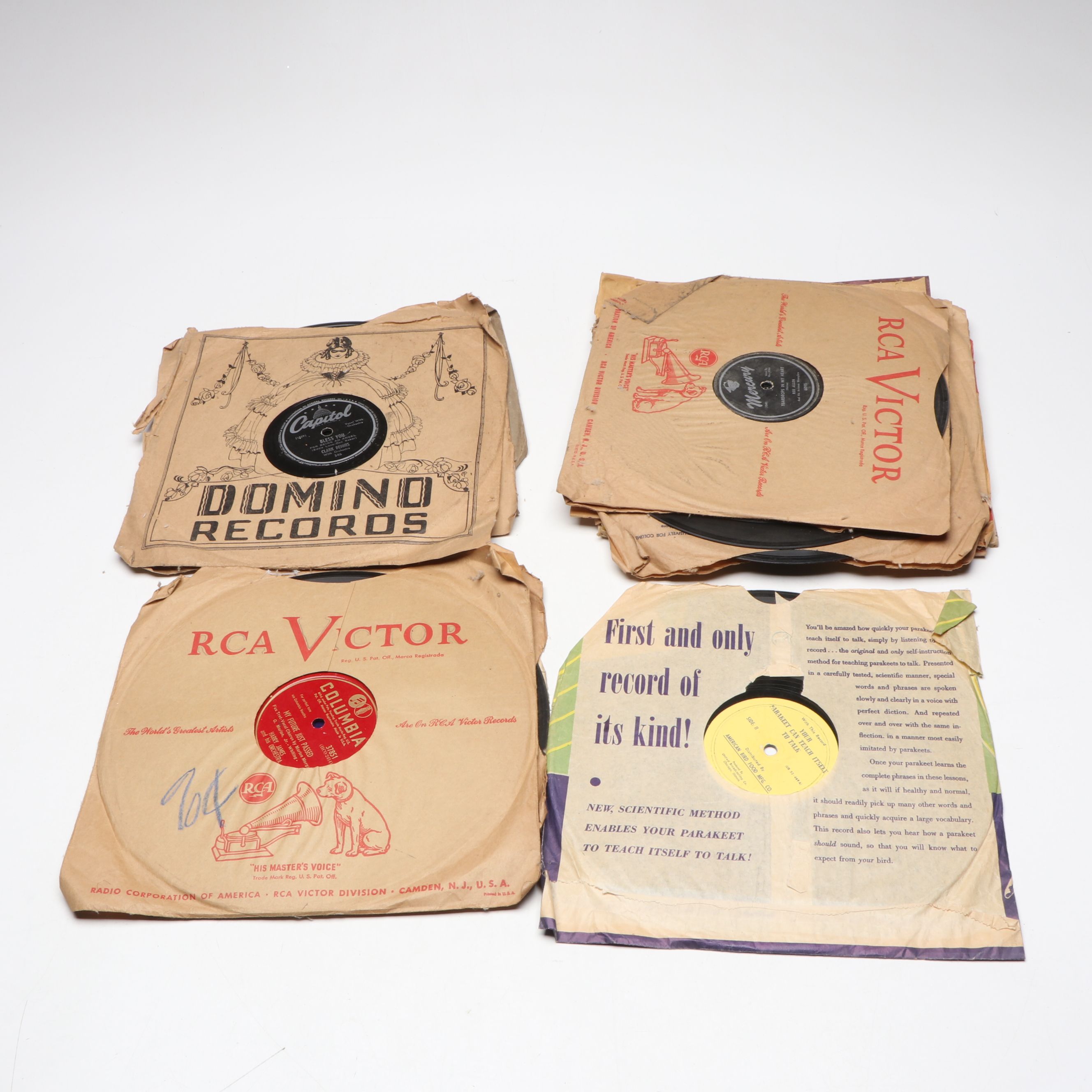 Vintage Records Featuring Irving Gordon and Other Artists