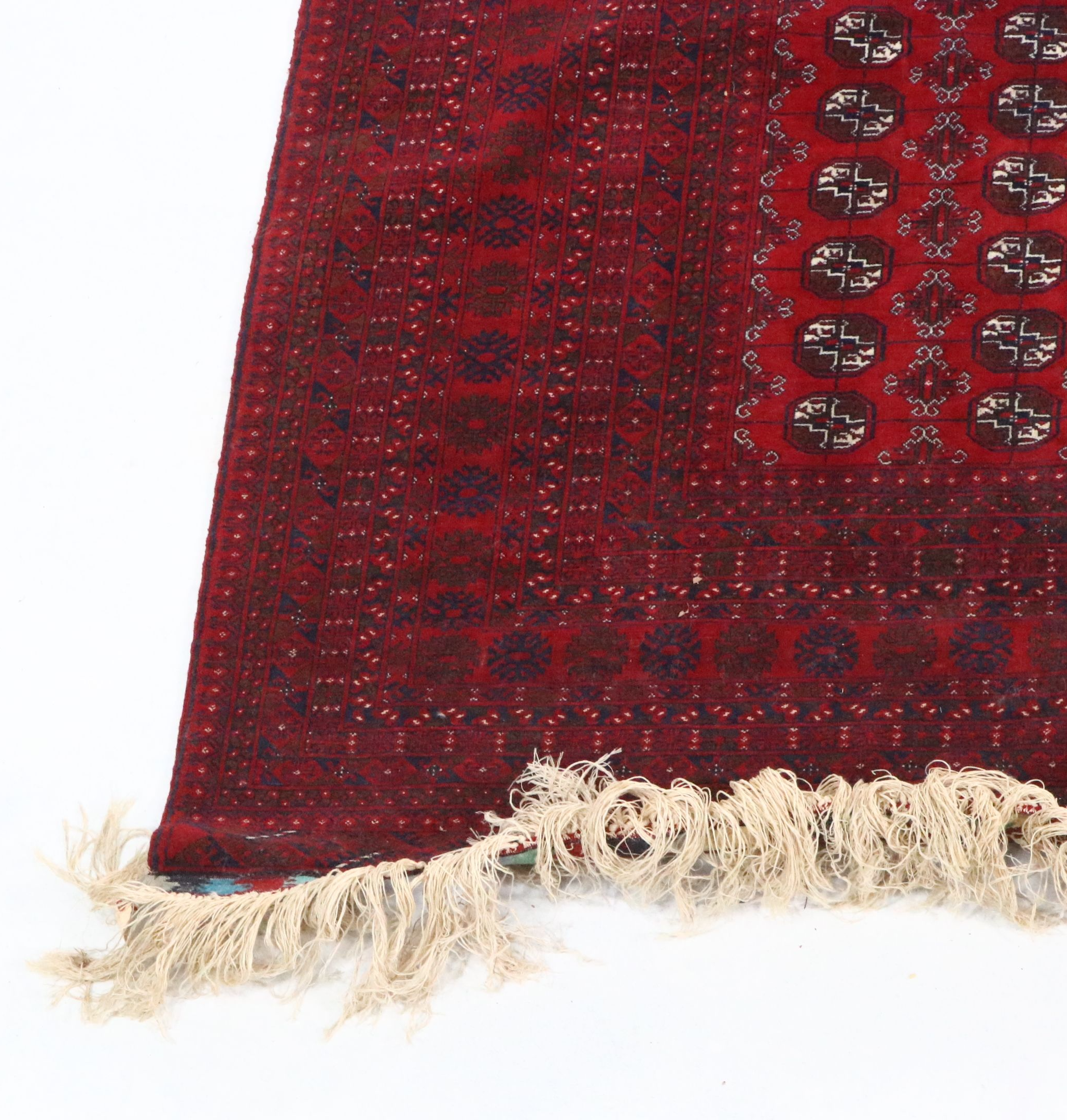 8'8 x 12'3 Hand-Knotted Pakistani Bokhara Room-Sized Rug