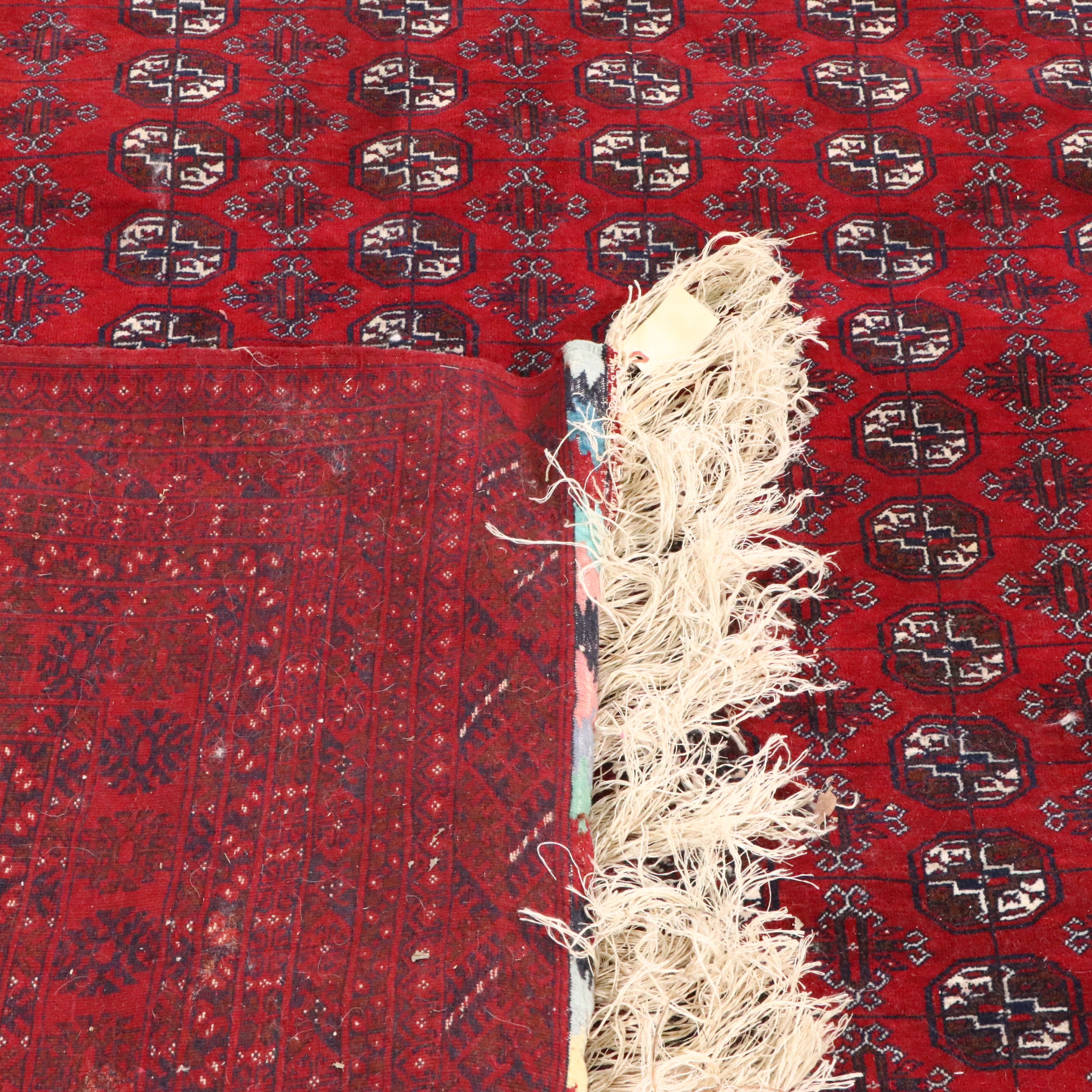 8'8 x 12'3 Hand-Knotted Pakistani Bokhara Room-Sized Rug