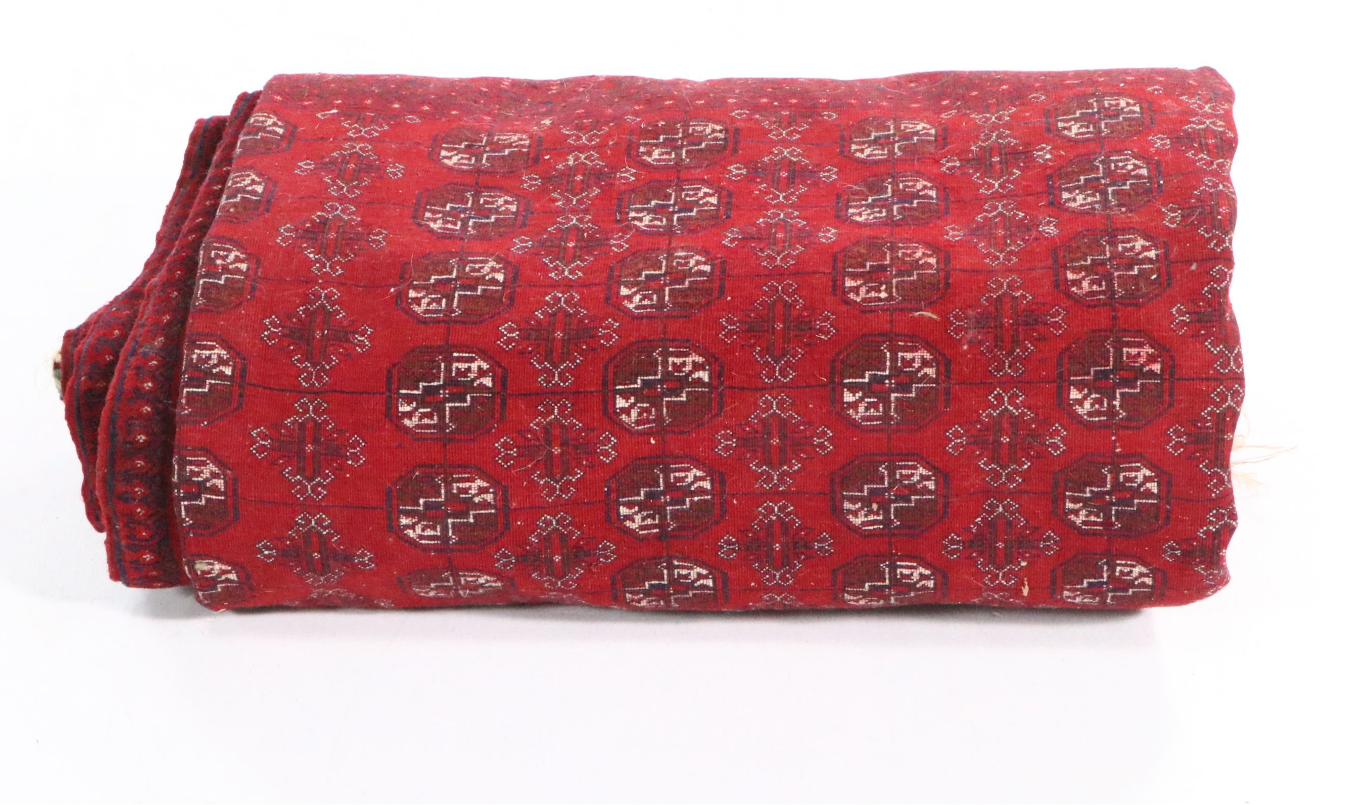 8'8 x 12'3 Hand-Knotted Pakistani Bokhara Room-Sized Rug