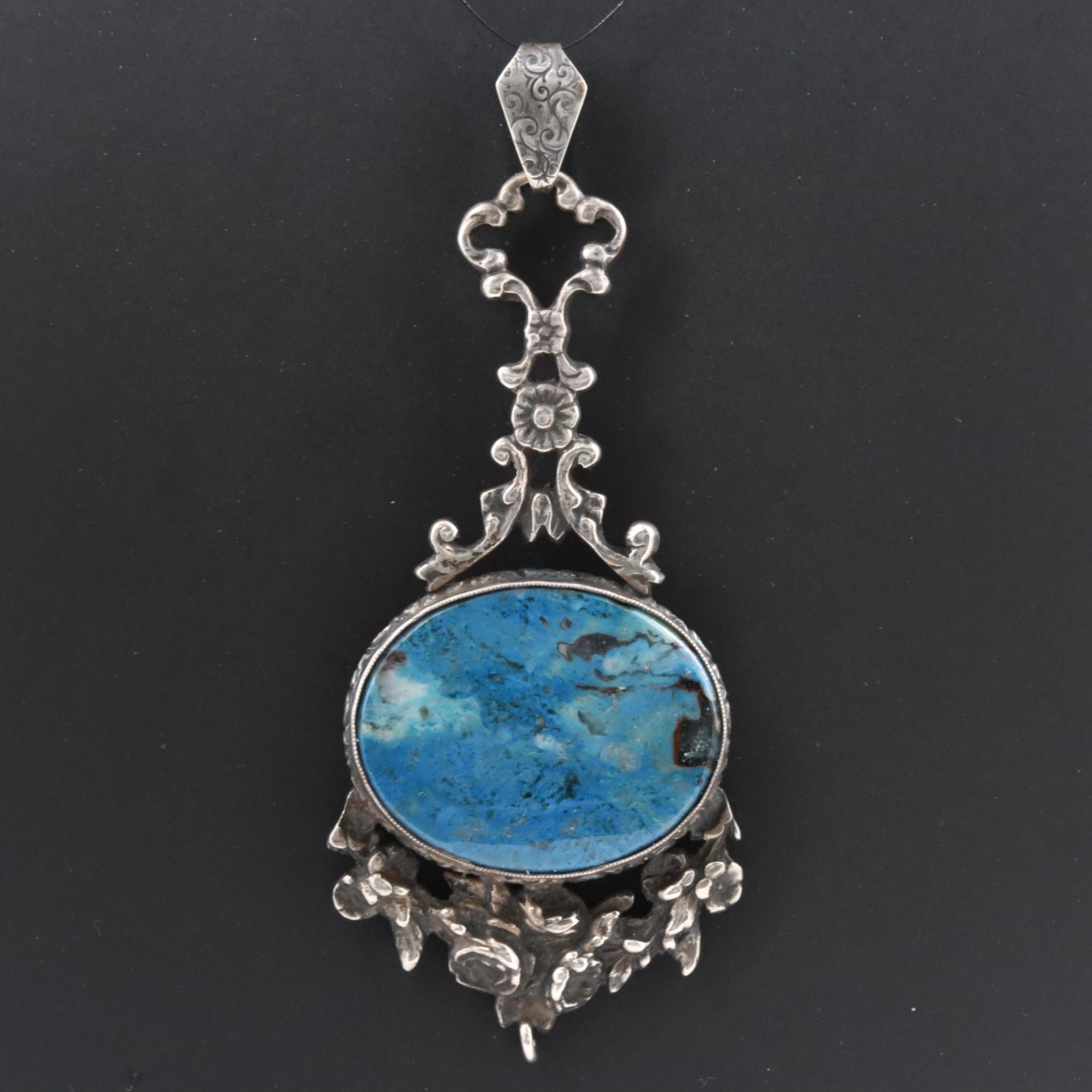 Fratelli Peruzzi Sterling Agate Pendant