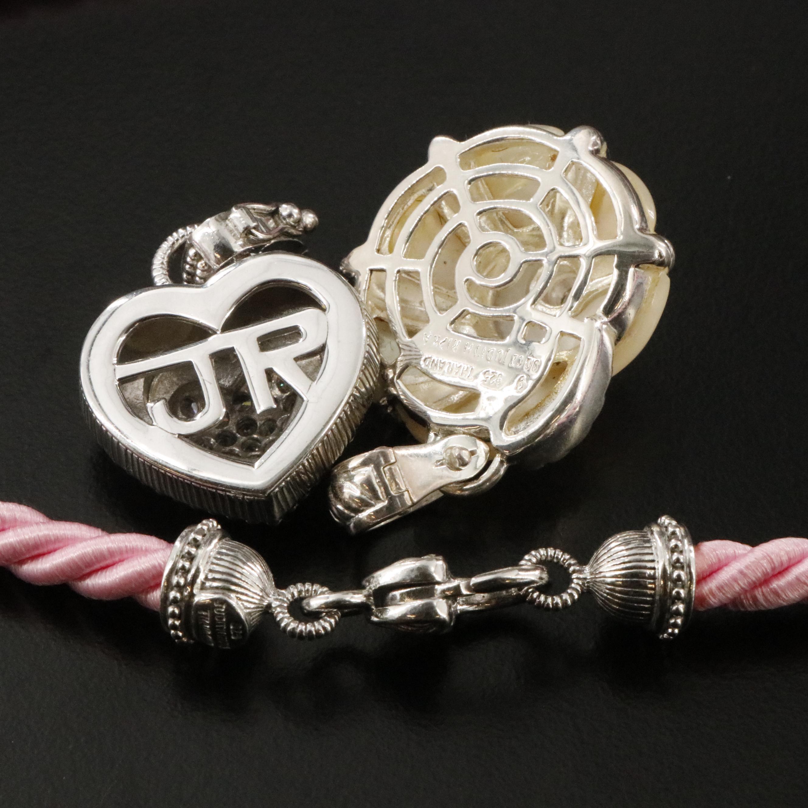 Judith Ripka Sterling Jewelry Collection Featuring Mother-of-Pearl and CZ