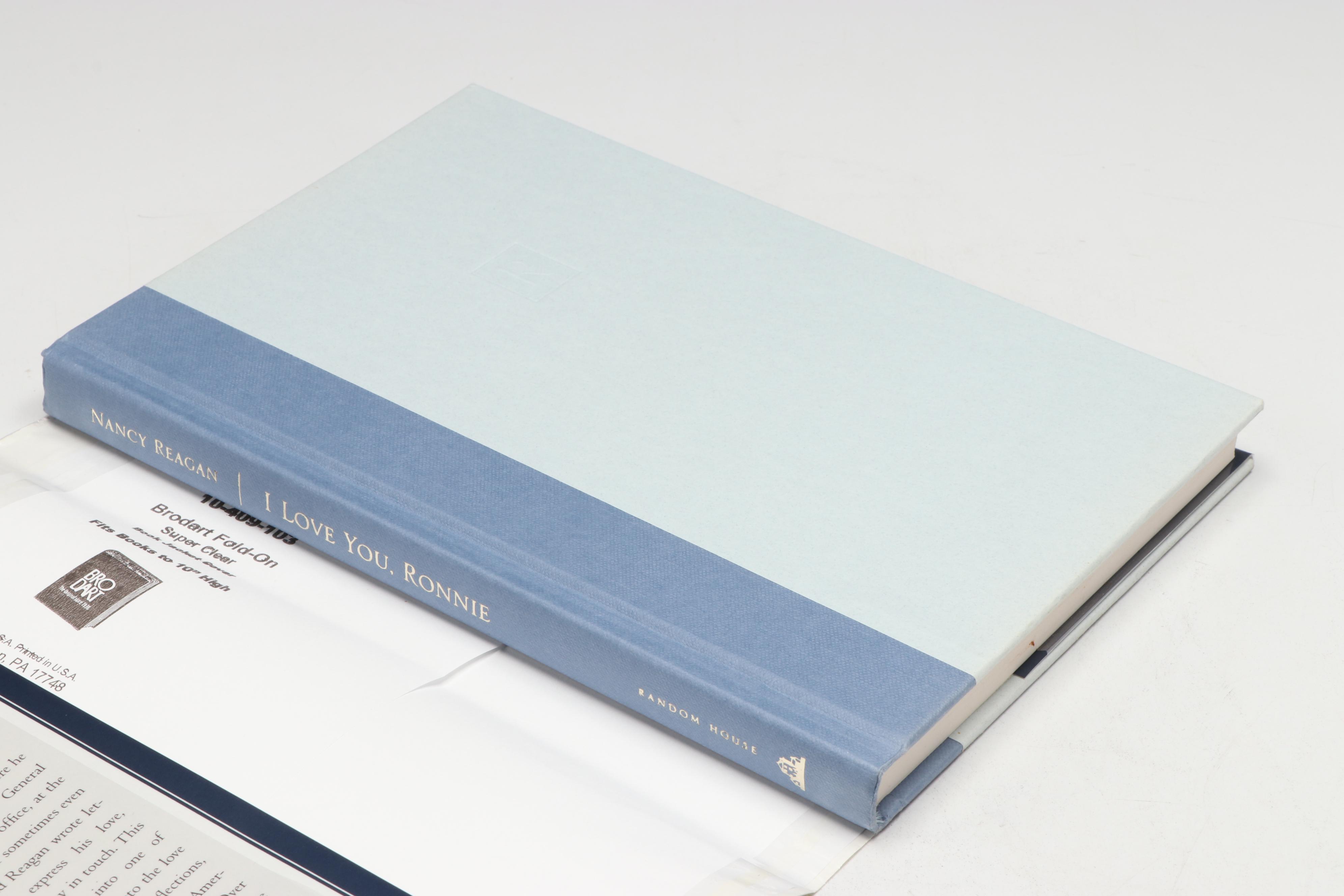 Signed First Edition "I Love You, Ronnie" by Nancy Reagan and More Books